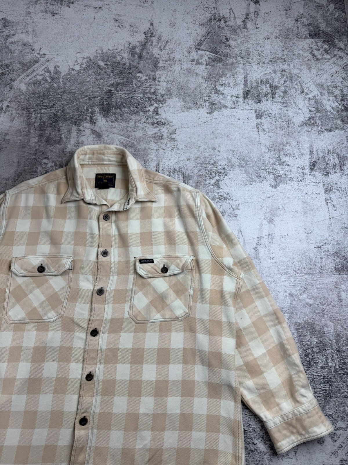 Woolrich Woolen Mills Woolrich Western Check Men’s Large Flannel Plaid Cotton Button Rap Jacket Shirt Size US L / EU 52-54 / 3 - 5 Thumbnail