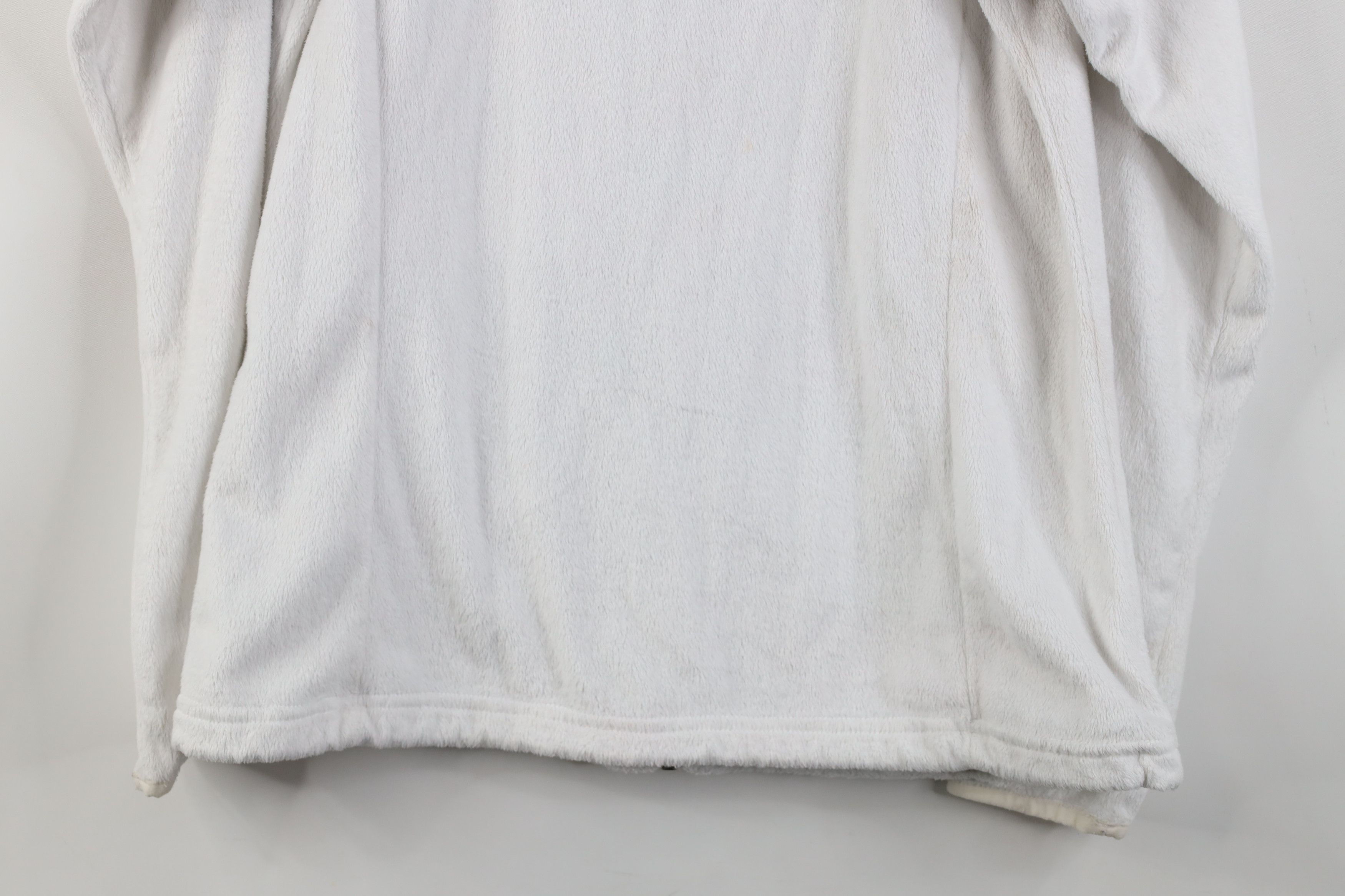 Columbia Vintage Y2K Columbia Fleece Full Zip Hooded Jacket White Size M / US 6-8 / IT 42-44 - 15 Thumbnail