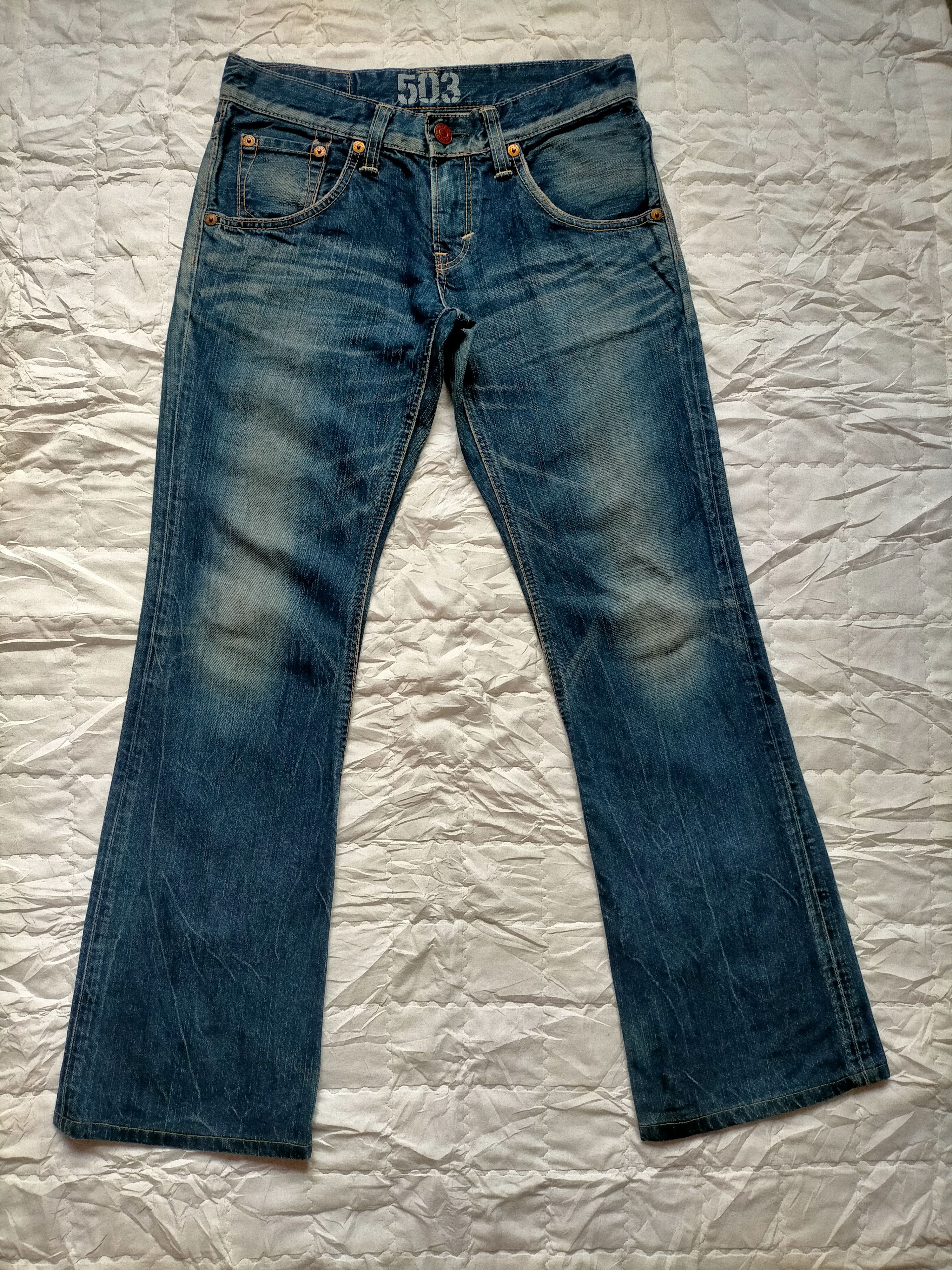 Edwin Flare Jeans Edwin 503 Blue trip Boot cut denim Size US 30 / EU 46 - 2 Thumbnail