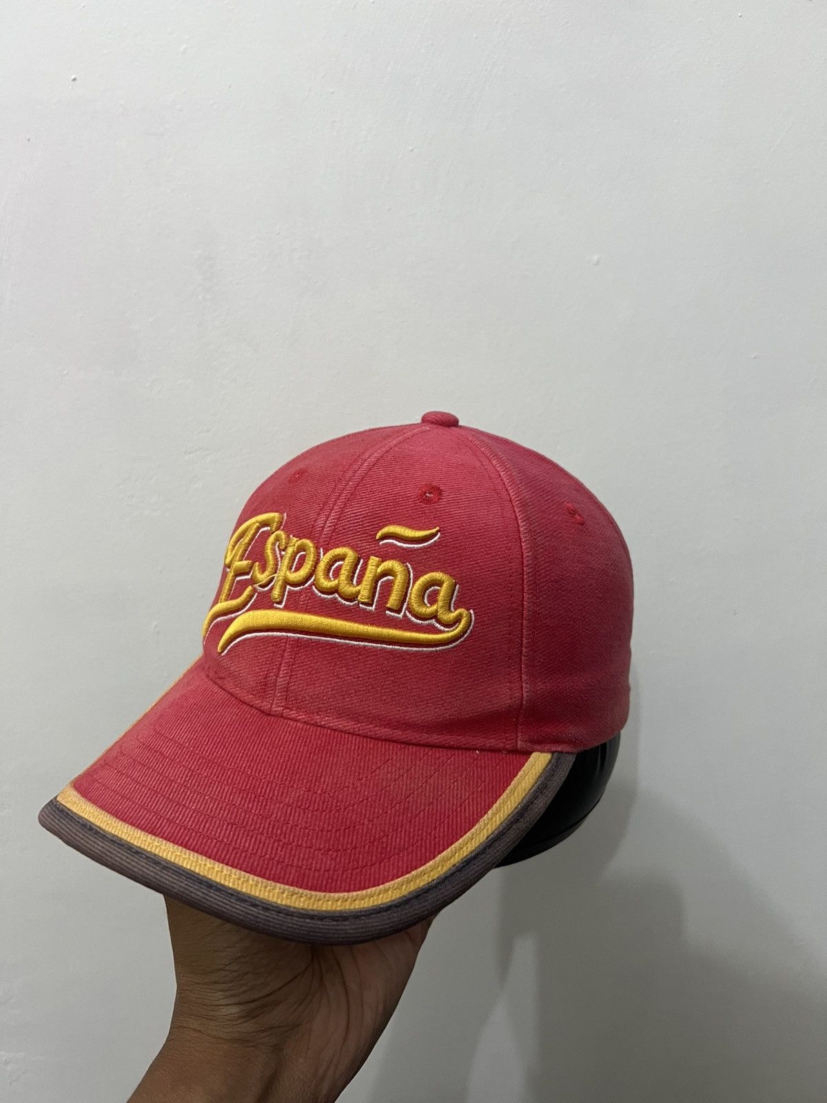 Vintage Espana Spellout Embroidered Hat Size ONE SIZE - 2 Thumbnail