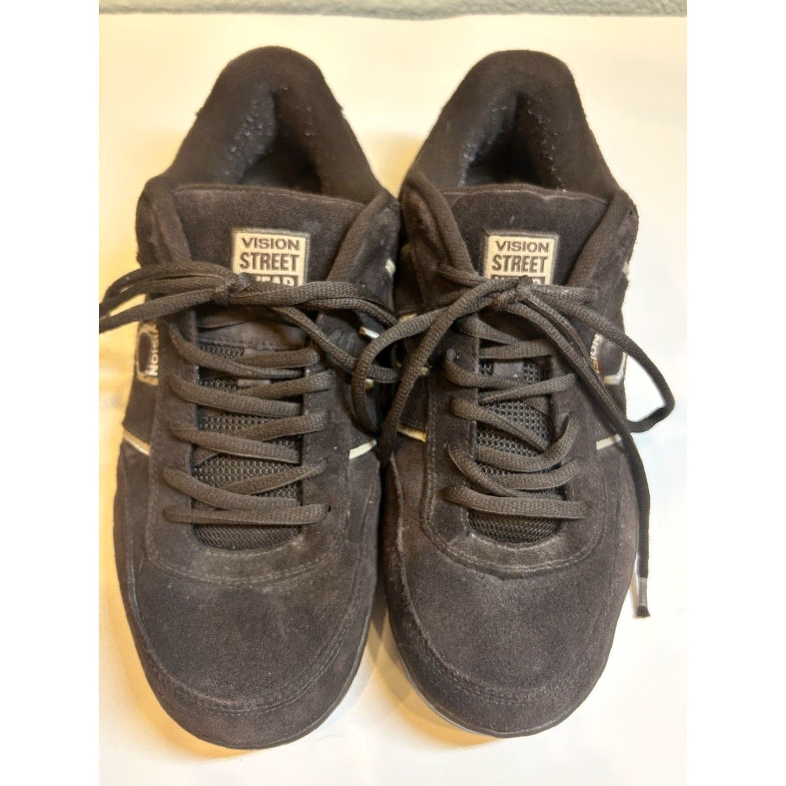 Vintage VINTAGE Vision Street Wear Brown Suede Skate Shoes Men's 12 Low Top Fat Tongue Size US L / EU 52-54 / 3 - 7 Thumbnail