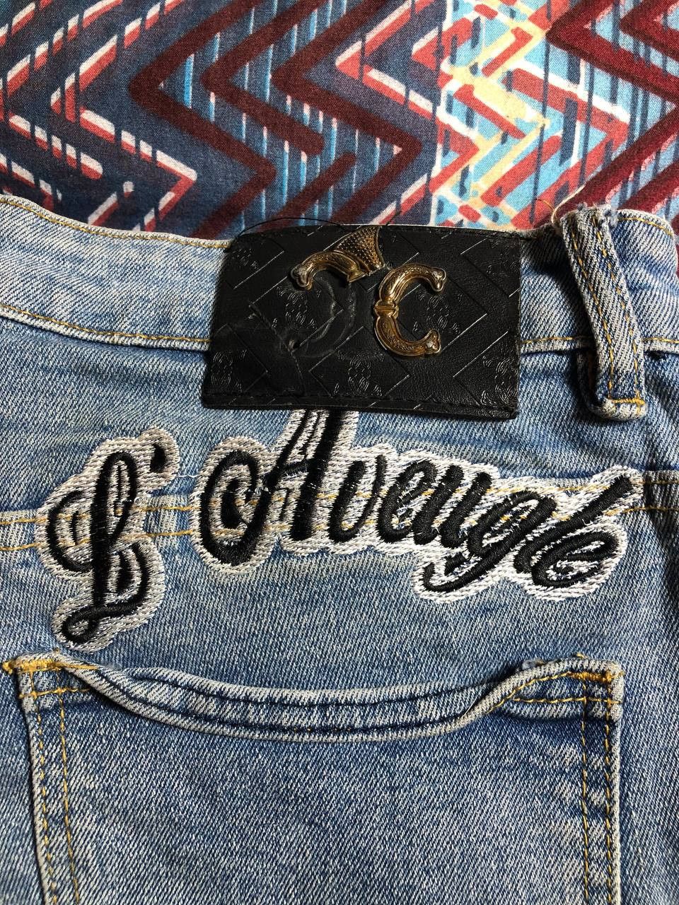 Vintage Crazy Crash Dirty Baggy Faded Jean Japan Avant Garde Style Size US 30 / EU 46 - 6 Thumbnail