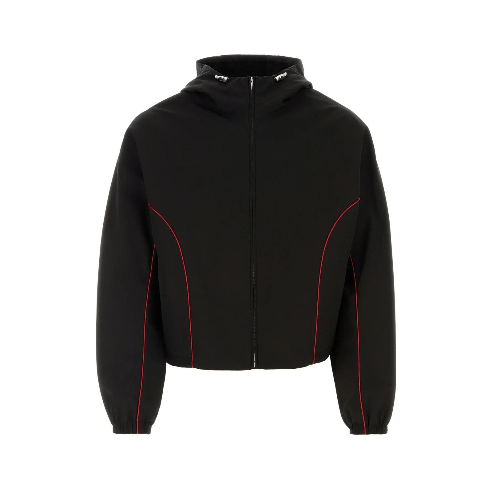 FERRAGAMO Black Polyester Blend Jacket New & Authentic (Men'