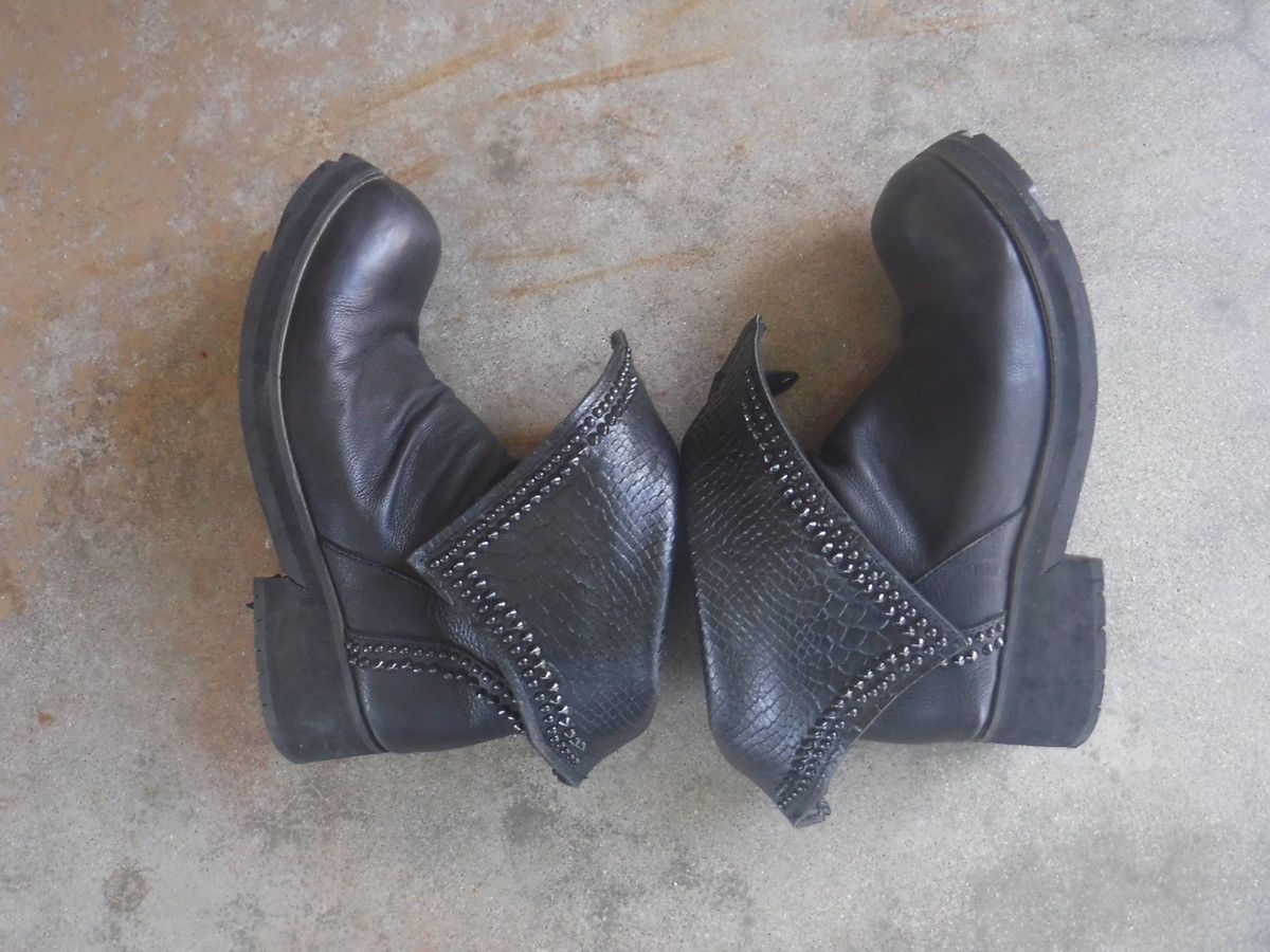 靴 KMRII boots 楽天市場】KMRii／ケムリ／CHROME ZIP BOOTS