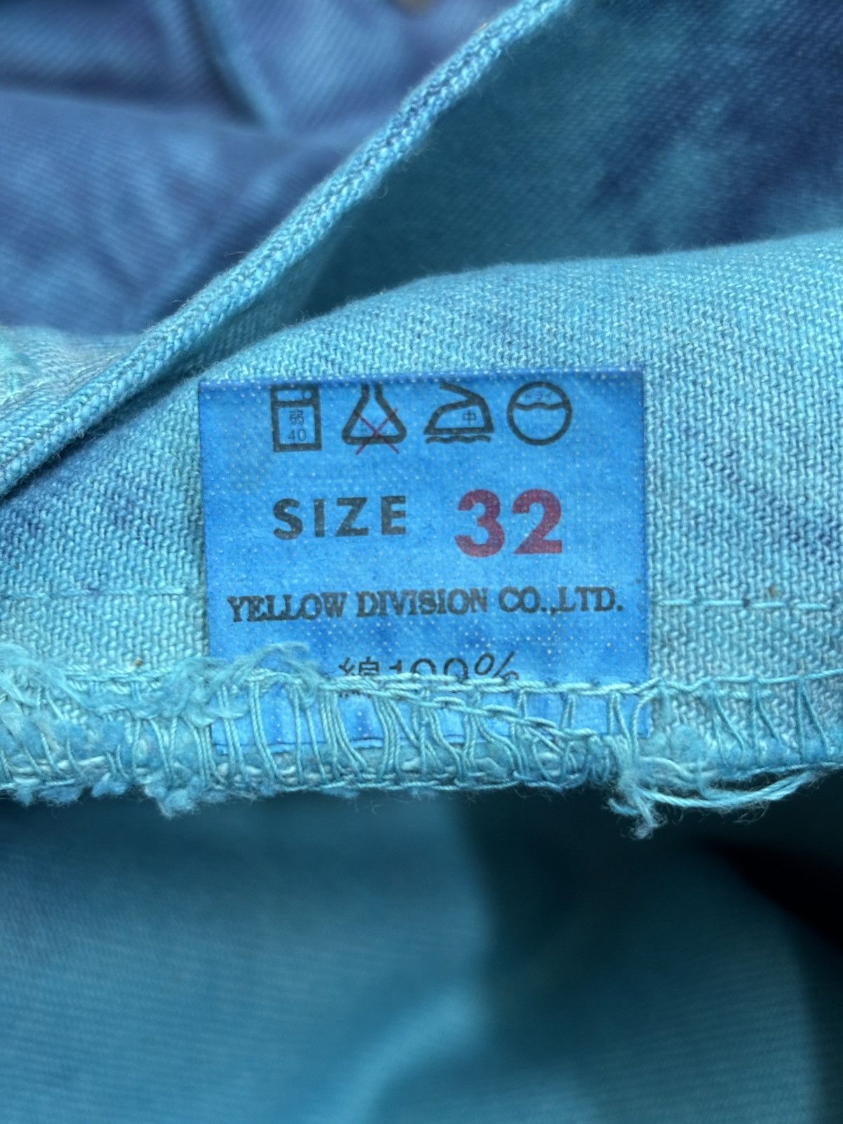 Designer 💥Vintage GO WEST Very Rare Tye Dye Sick Floral Denim F674 Size US 31 - 20 Thumbnail