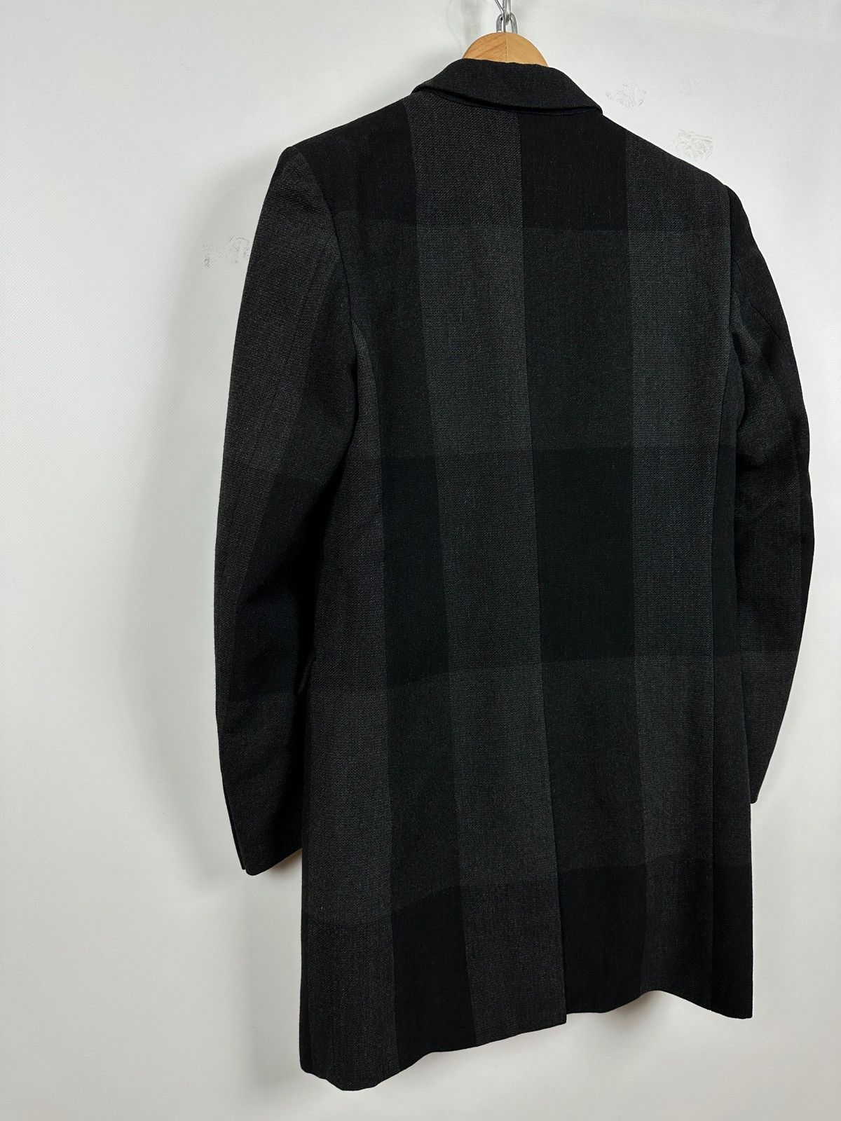 Diesel Black Gold Diesel Black Gold Wool Checkered Coat Jacket Size US M / EU 48-50 / 2 - 16 Thumbnail