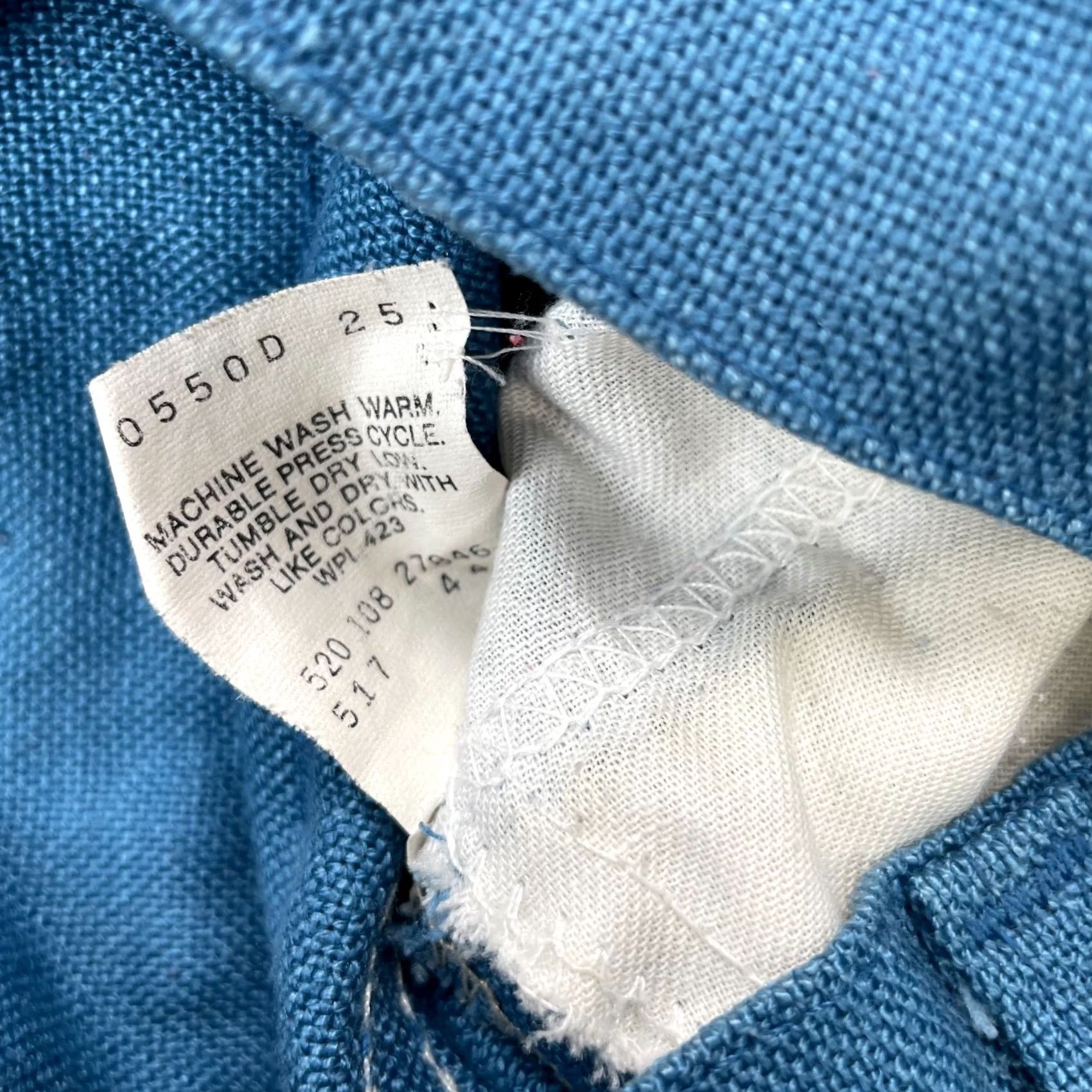 Levi's VINTAGE Levi's Jeans Mens 31x32 Blue StaPrest Denim 5 Pocket Straight Leg USA 90s Retro Regular Mens Size US 31 - 6 Thumbnail