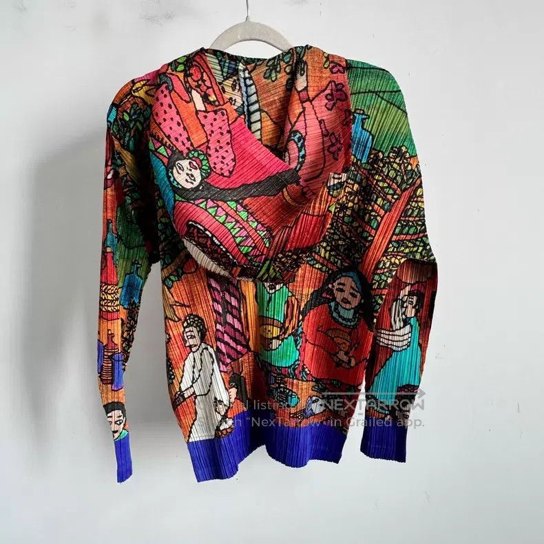 Issey Miyake Issey Miyake Color-Blocked Coat Size L / US 10 / IT 46 - 2 Thumbnail