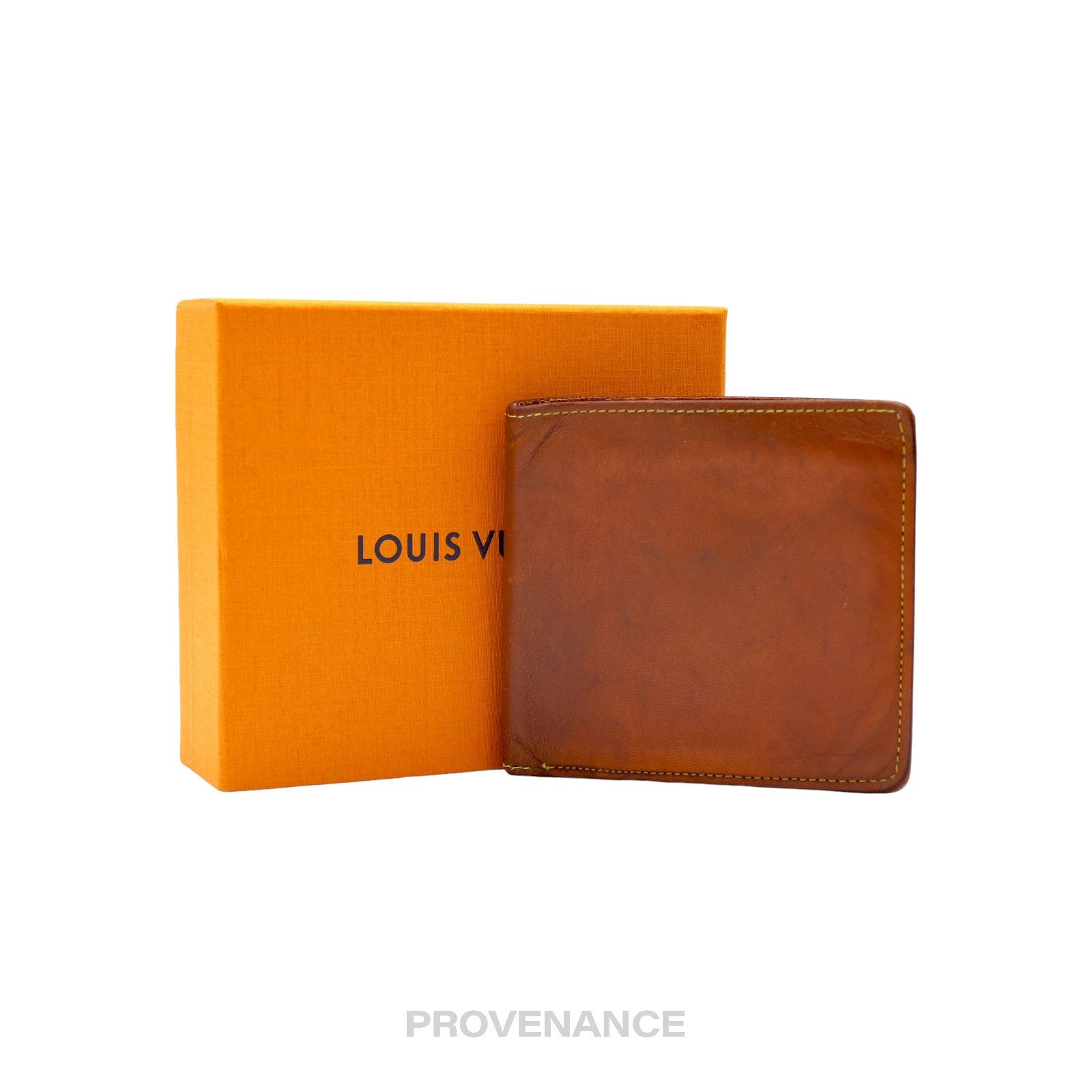 Louis Vuitton 🔴 Louis Vuitton Marco Wallet - Nomade Caramel Leather Size ONE SIZE - 1 Thumbnail