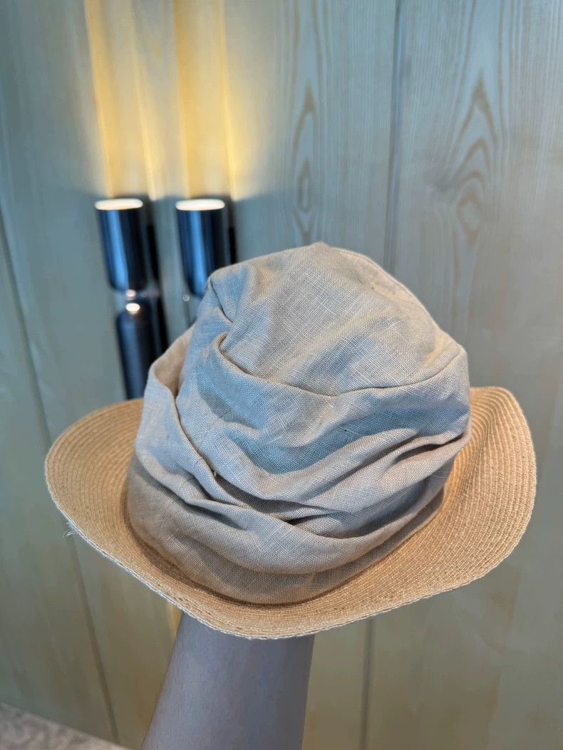 Yohji Yamamoto Yohji Yamamoto Cotton and linen hat Size ONE SIZE - 8 Thumbnail