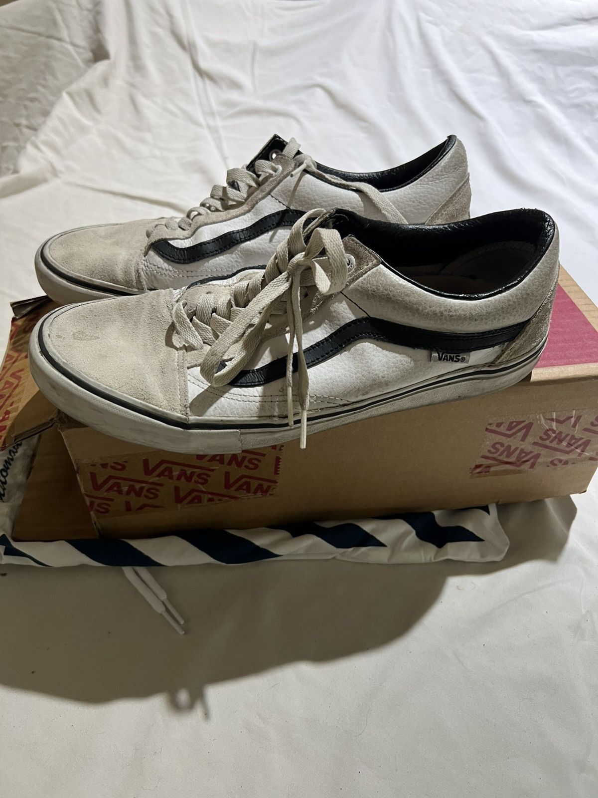 Vans Vans Custom "Momento Mori" Old Skools Size US 11 / EU 44 - 3 Thumbnail