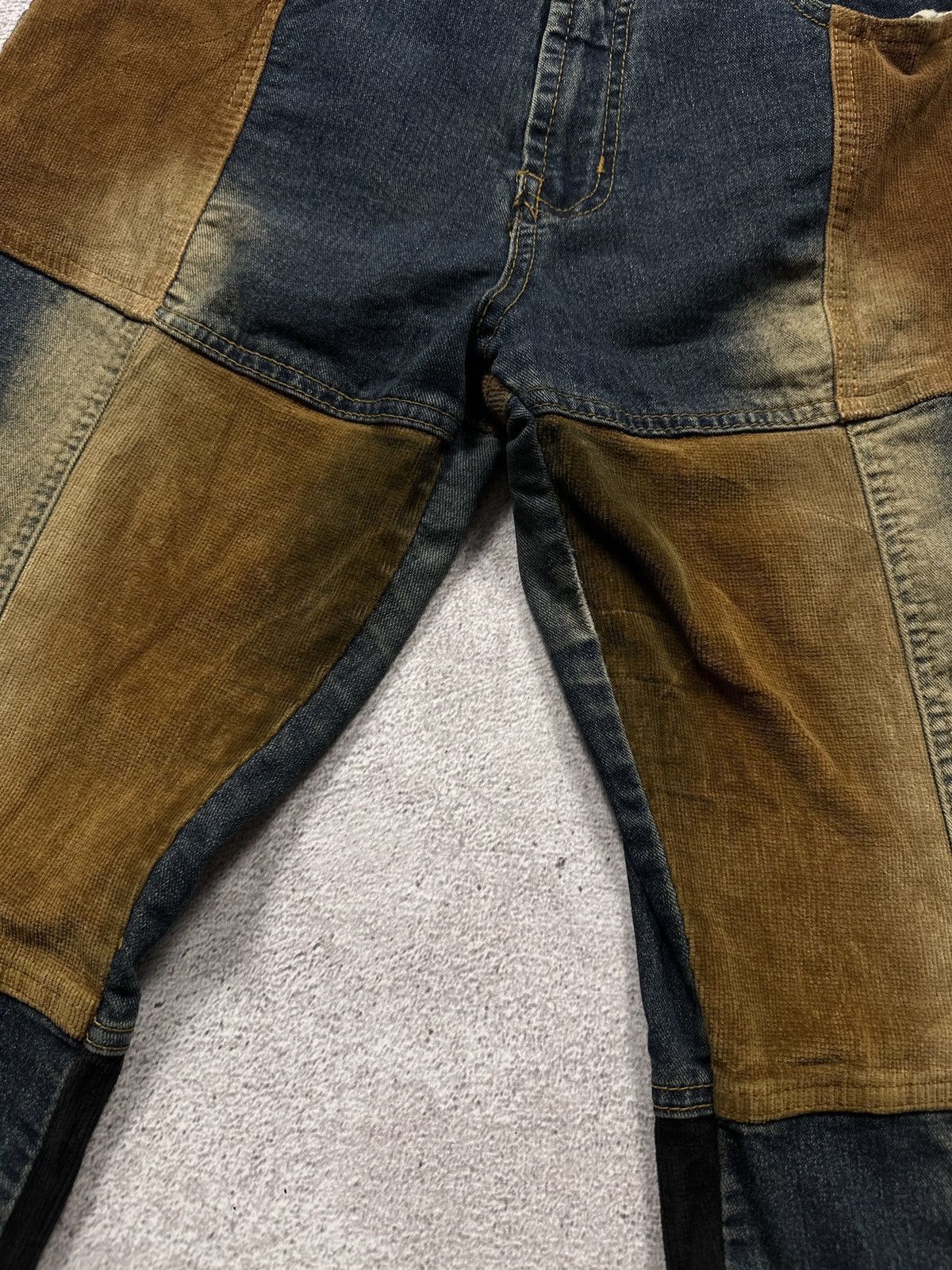 If Six Was Nine Y2K LGB IfSixWasNine Style Patchwork Flared Denim Jeans Size US 29 - 6 Thumbnail