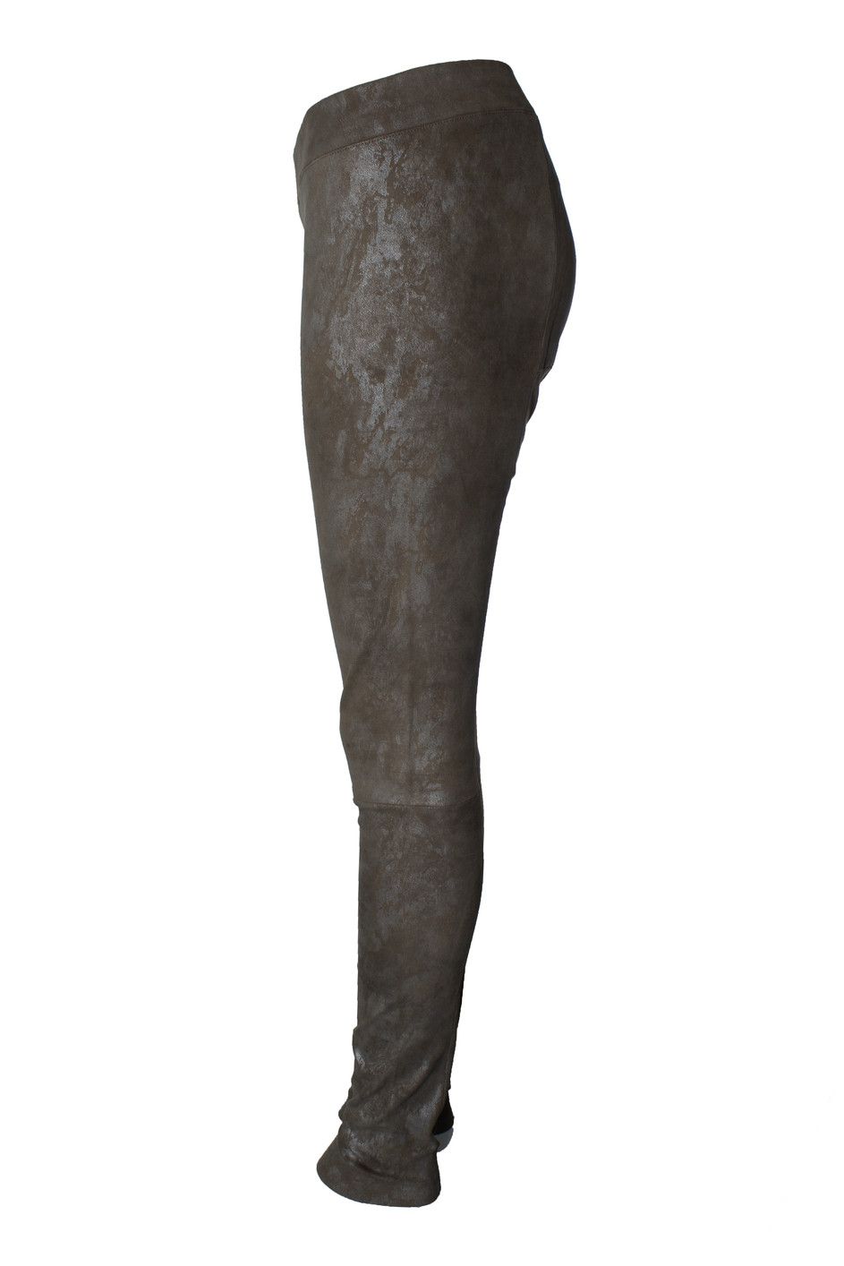 Other Sylvie Schimmel, suede coated legging in taupe Size 27" / US 4 / IT 40 - 2 Thumbnail
