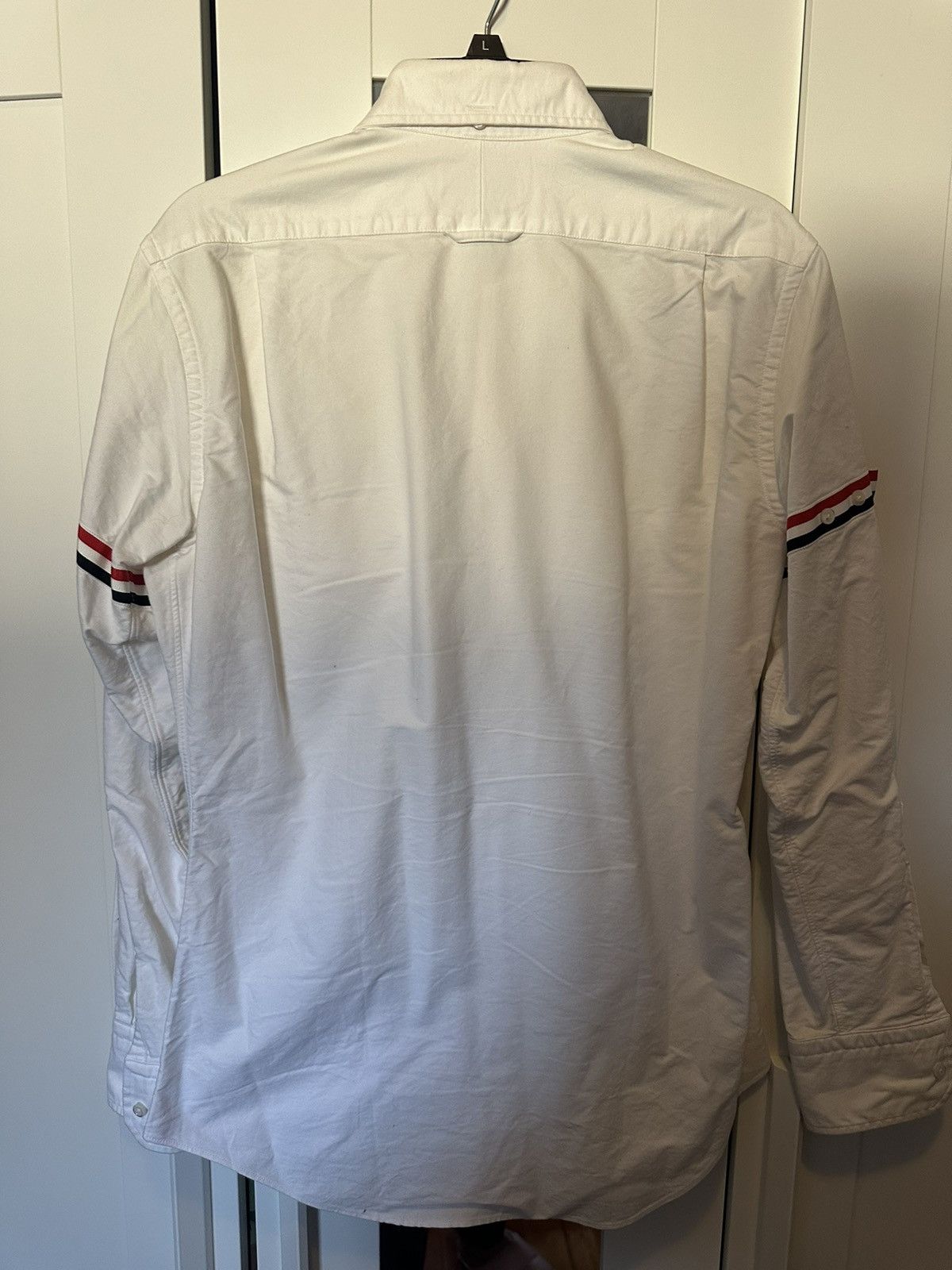 Thom Browne Thom Browne White Oxford Armbands stripes Medium Size US M / EU 48-50 / 2 - 4 Thumbnail
