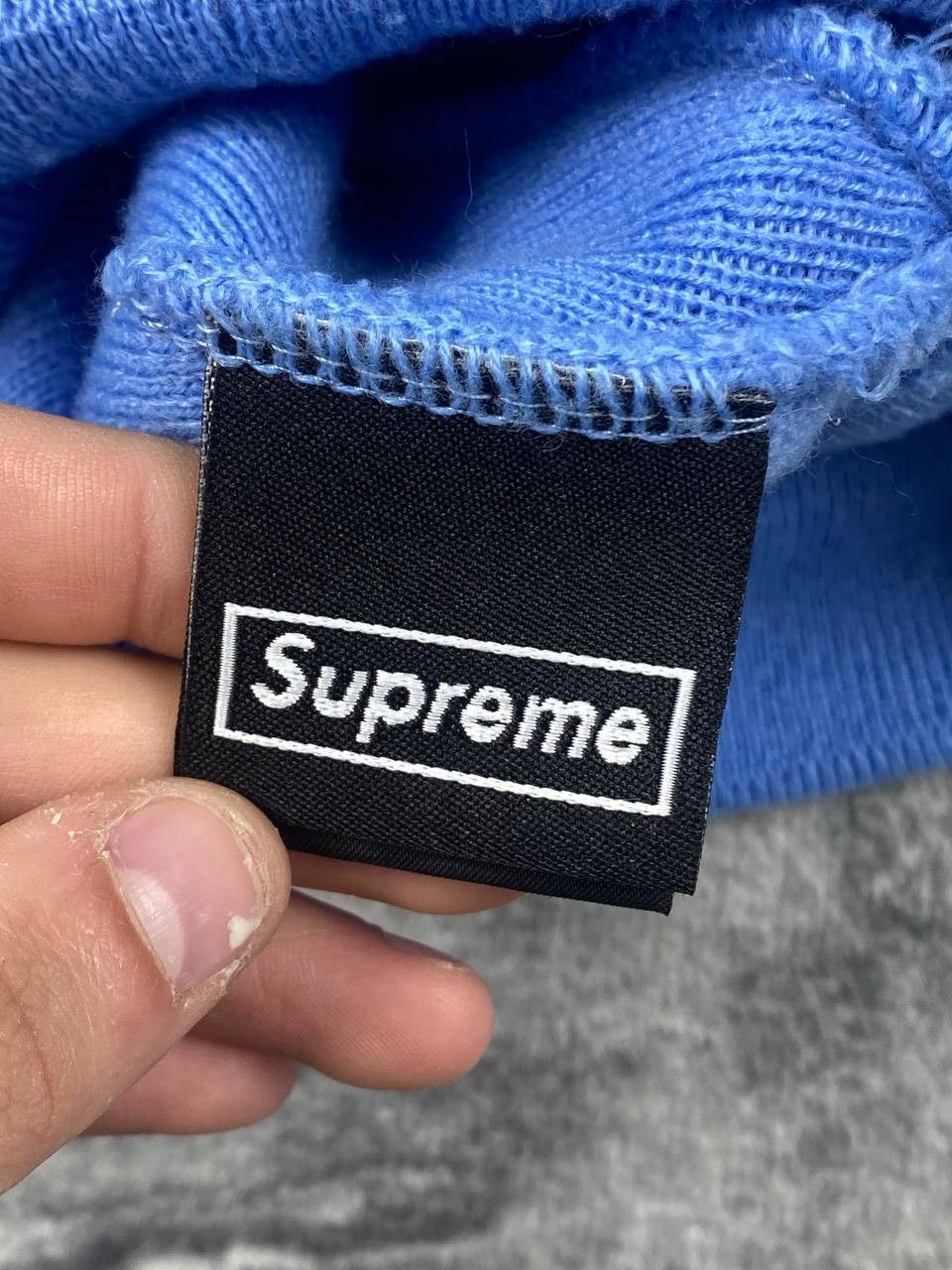 Supreme Supreme New Era S Logo Beanie Men Blue Size ONE SIZE - 5 Thumbnail