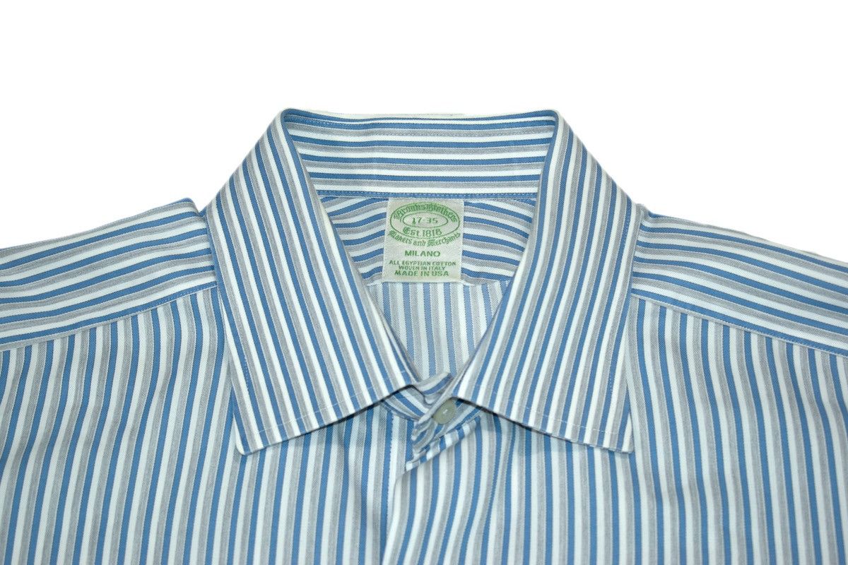 Brooks Brothers × Vintage Vintage Brooks Brothers Striped Oxford Button Down Size US L / EU 52-54 / 3 - 4 Thumbnail
