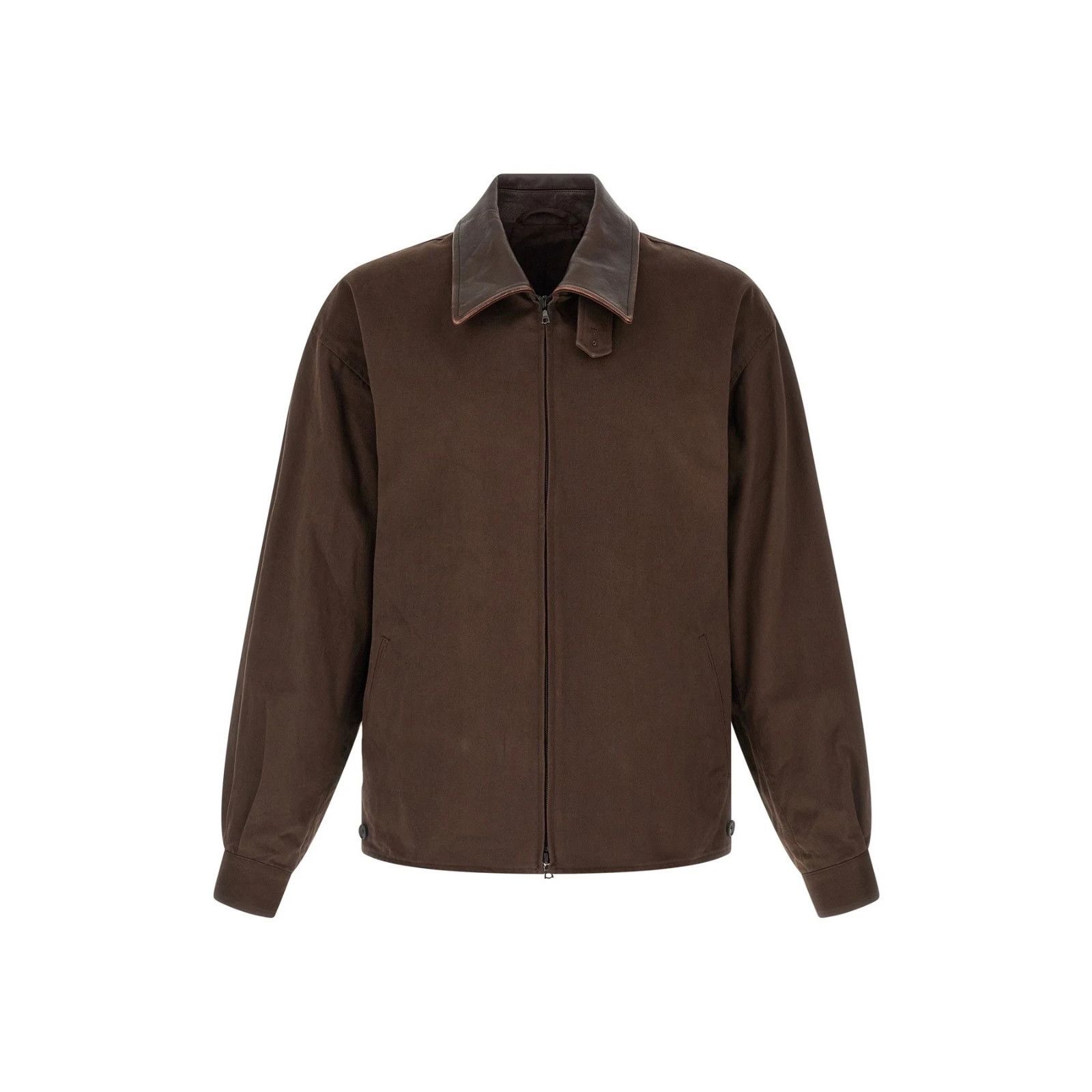 Other SSSTEIN Leather Collar Brown Cotton Oversized Jacket New & A Size US S / EU 44-46 / 1 - 1 Thumbnail