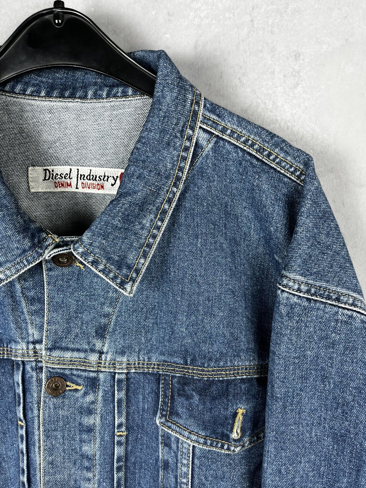 Diesel × Vintage Diesel denim jacket vintage 90s hype Size US L / EU 52-54 / 3 - 7 Thumbnail