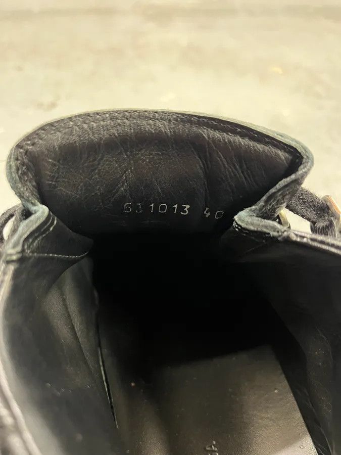 Balenciaga 2000s Balenciaga Arena Grey Leather High-Top Sneakers Size US 8.5 / EU 41-42 - 7 Thumbnail