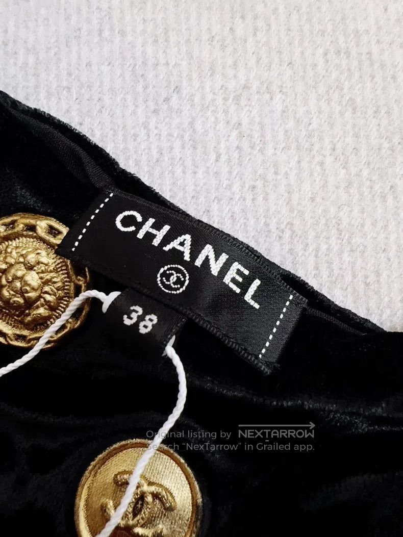 Chanel Chanel 21A Handicraft Workshop Series Gold Coin Relief Sea Size XS / US 0-2 / IT 36-38 - 6 Thumbnail