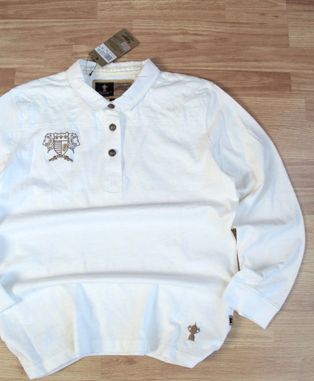 Polo Ralph Lauren 🔥 NWT Webb Ellis Cup Rugby 2015 Chief Keef Long Sleeve Shirt Size US M / EU 48-50 / 2 - 4 Thumbnail