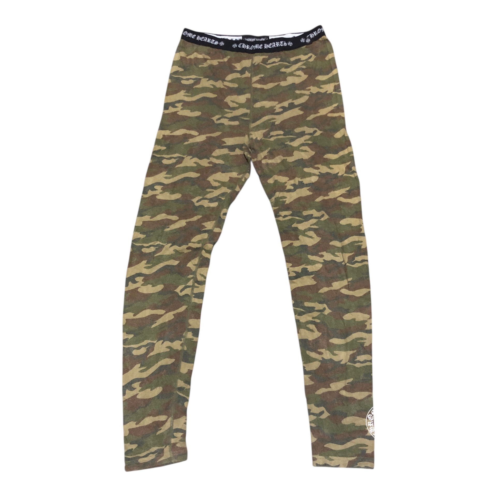 Chrome Hearts 💯CHROME HEARTS Woodland Camo Horseshoe Leggings Underwear Size 26" / US 2 / IT 38 - 1 Thumbnail