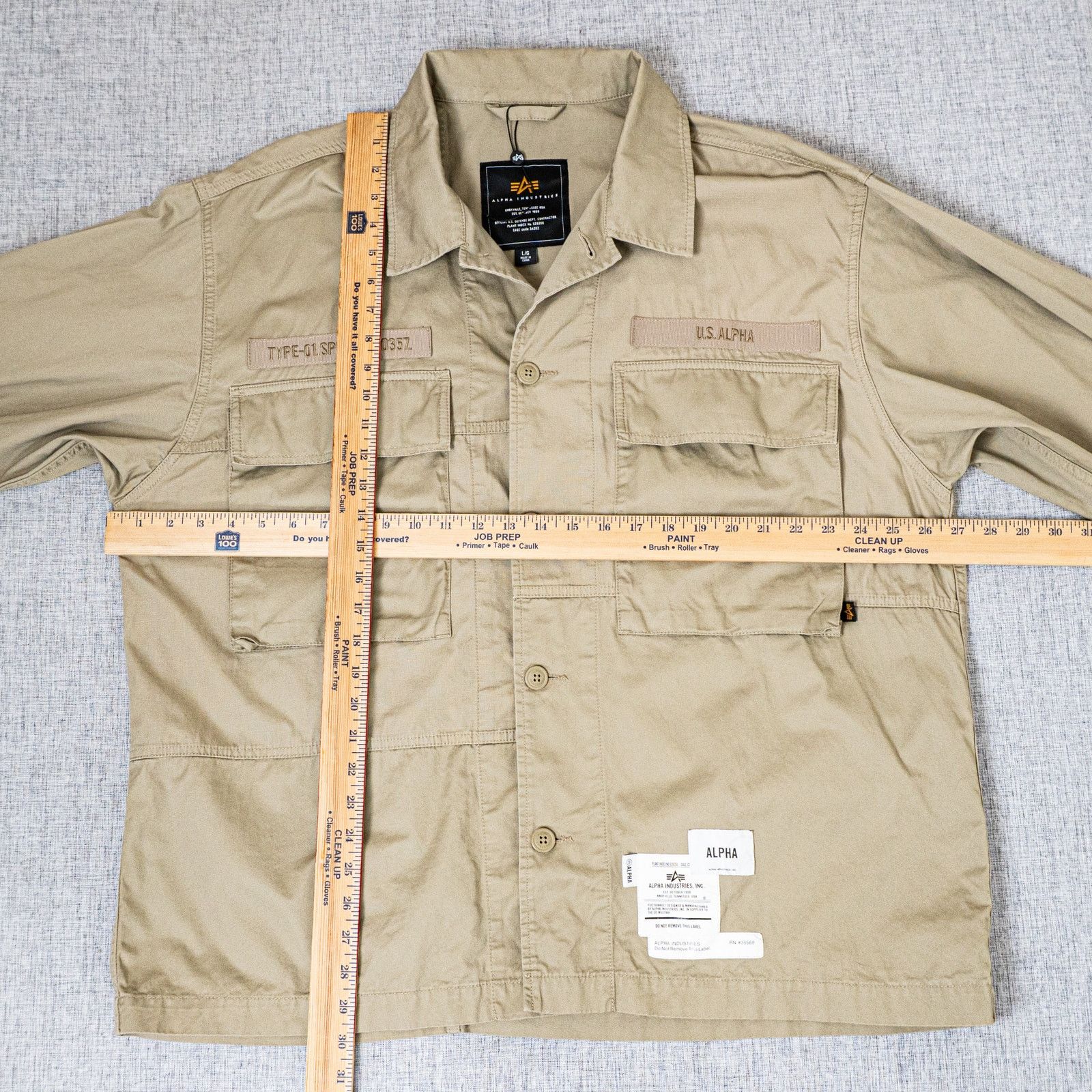 Alpha Industries Alpha Industries Utility Field Jacket Type 01 M-65 Style Size US L / EU 52-54 / 3 - 8 Thumbnail