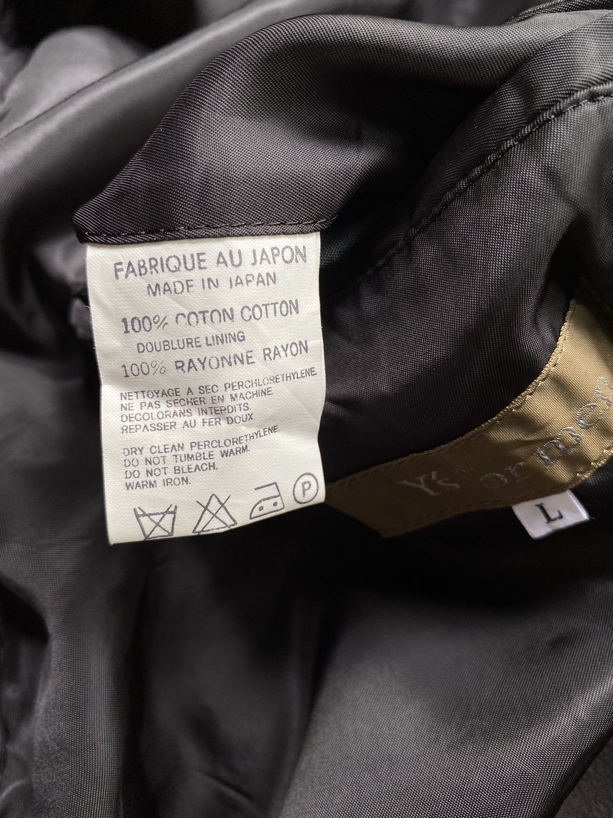 Y's for Men Y's for Men Yohji Yamamoto Classic Black Coat Size US L / EU 52-54 / 3 - 6 Thumbnail