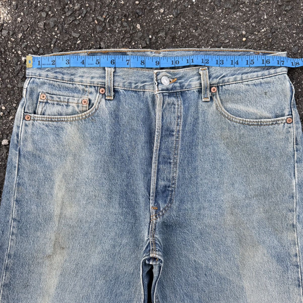 Levi's Vintage Clothing W35 VINTAGE LEVI'S 501 USA 91' FADED DENIM JEAN PANTS Size US 35 - 6 Thumbnail