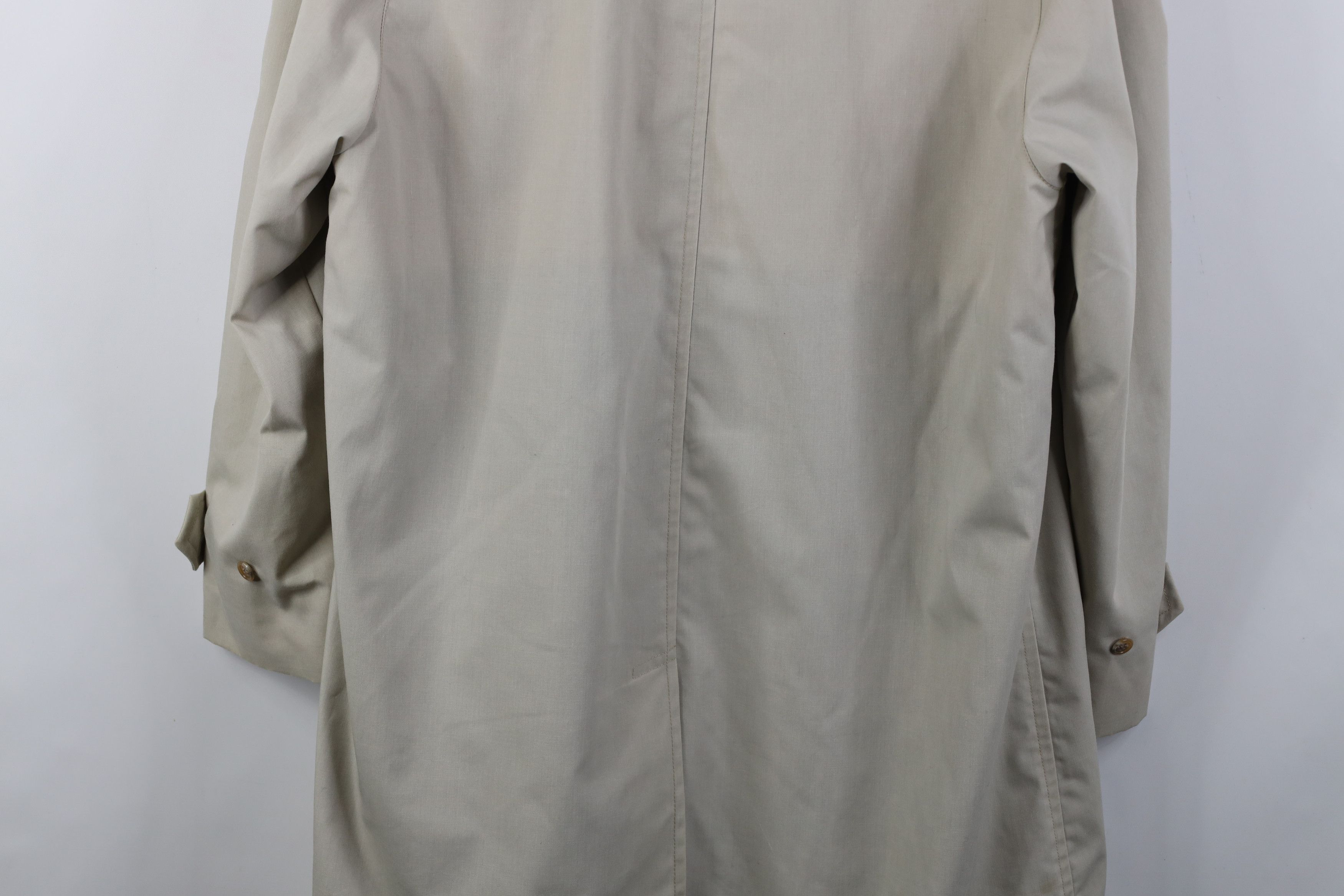 Vintage Vintage 50s Streetwear Button Trench Coat Rain Jacket USA Size US XXL / EU 58 / 5 - 17 Thumbnail