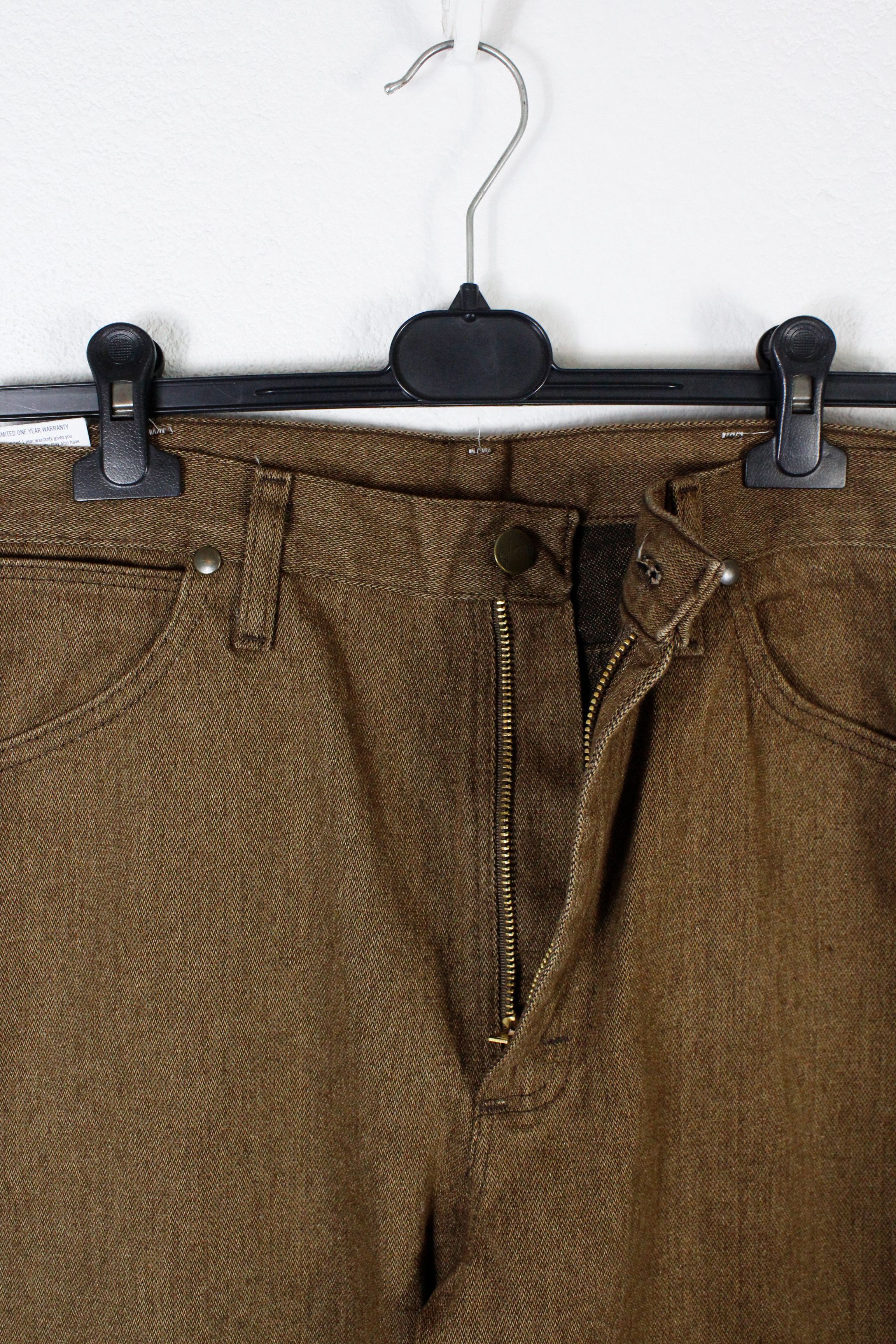 Cowboy Equipment × Vintage × Wrangler Vintage Wrangler Y2K Cowboy Cut Cut Brown Denim Jeans Pants Size US 34 / EU 50 - 4 Thumbnail