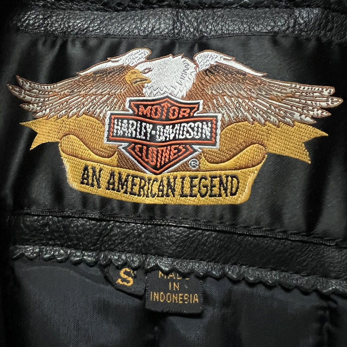 Harley Davidson × Vintage Harley Davidson “Conceal Carry” Motorcycle Leather Jacket Size US S / EU 44-46 / 1 - 9 Thumbnail