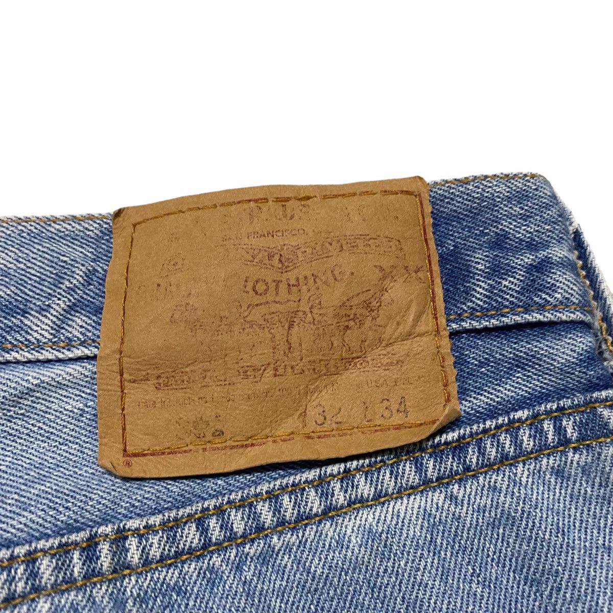 Levi's Vintage 90s Levis 501 Lightwash Jeans Nice Faded Jeans Size US 32 / EU 48 - 12 Thumbnail