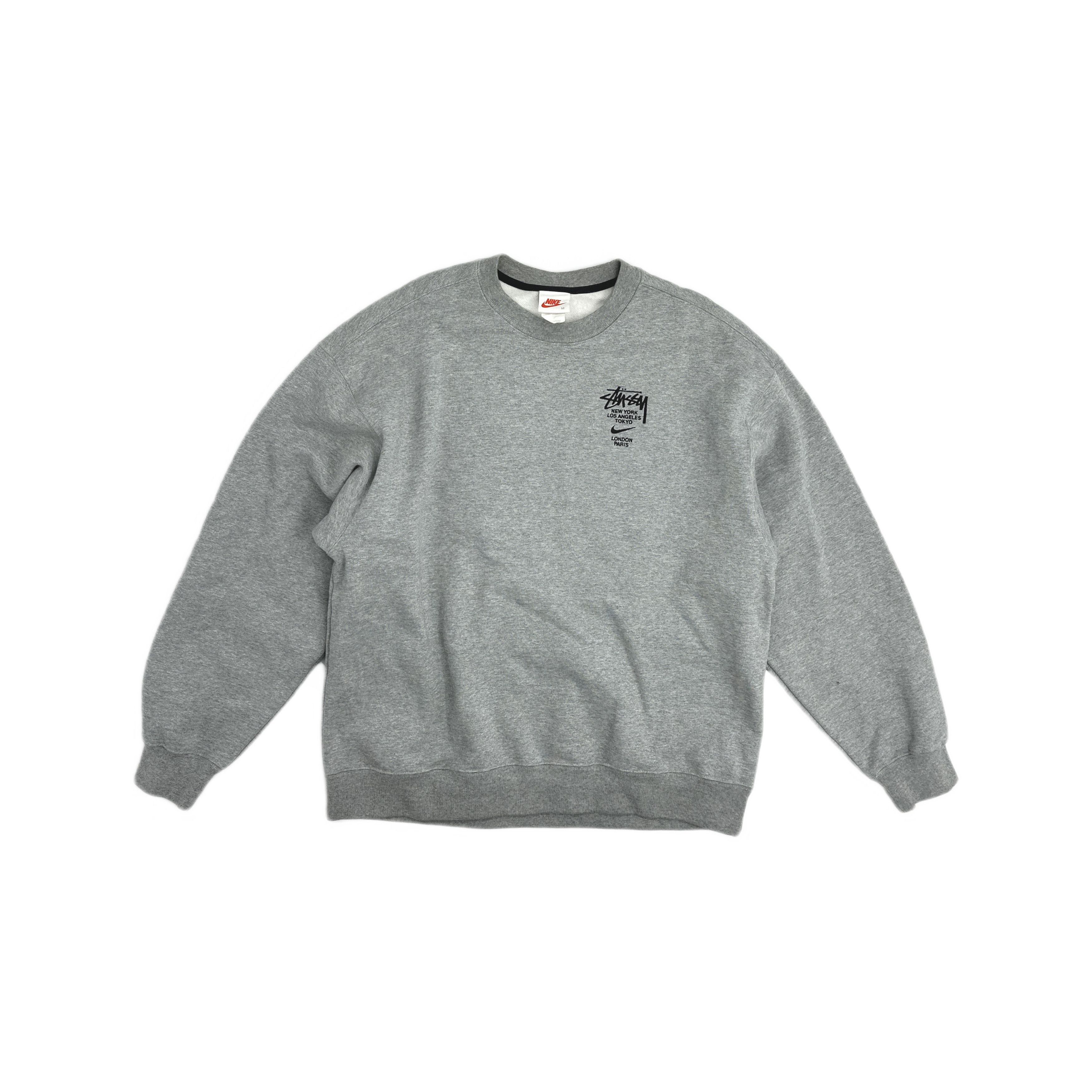 Stussy Stussy Honolulu Grey Crewneck Sweatshirt M | Grailed