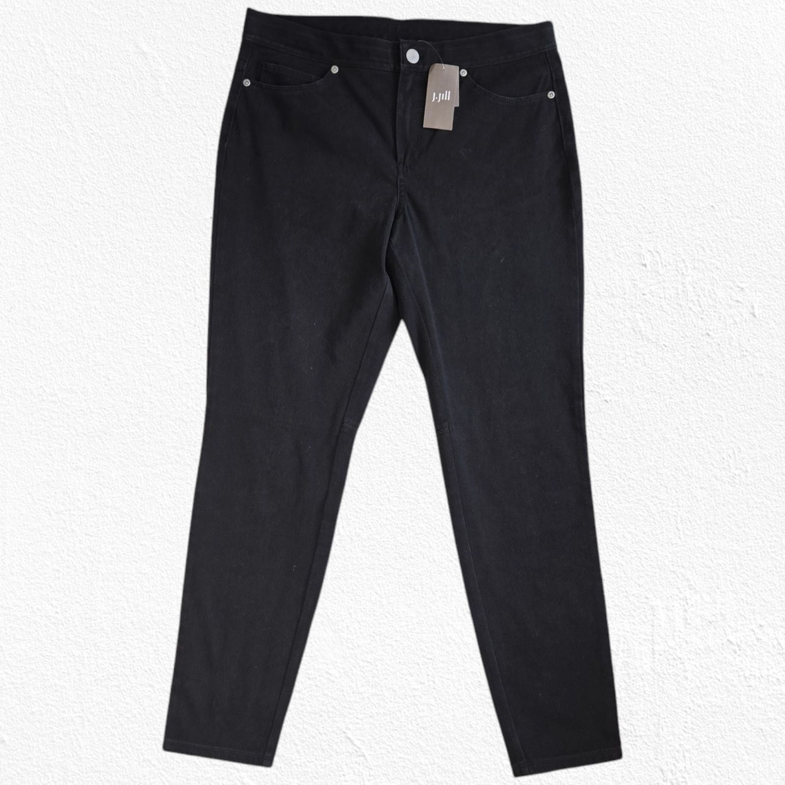 Other Black Skinny Pull-On Jeggings Size 10 Size 32" / US 10 / IT 46 - 2 Thumbnail