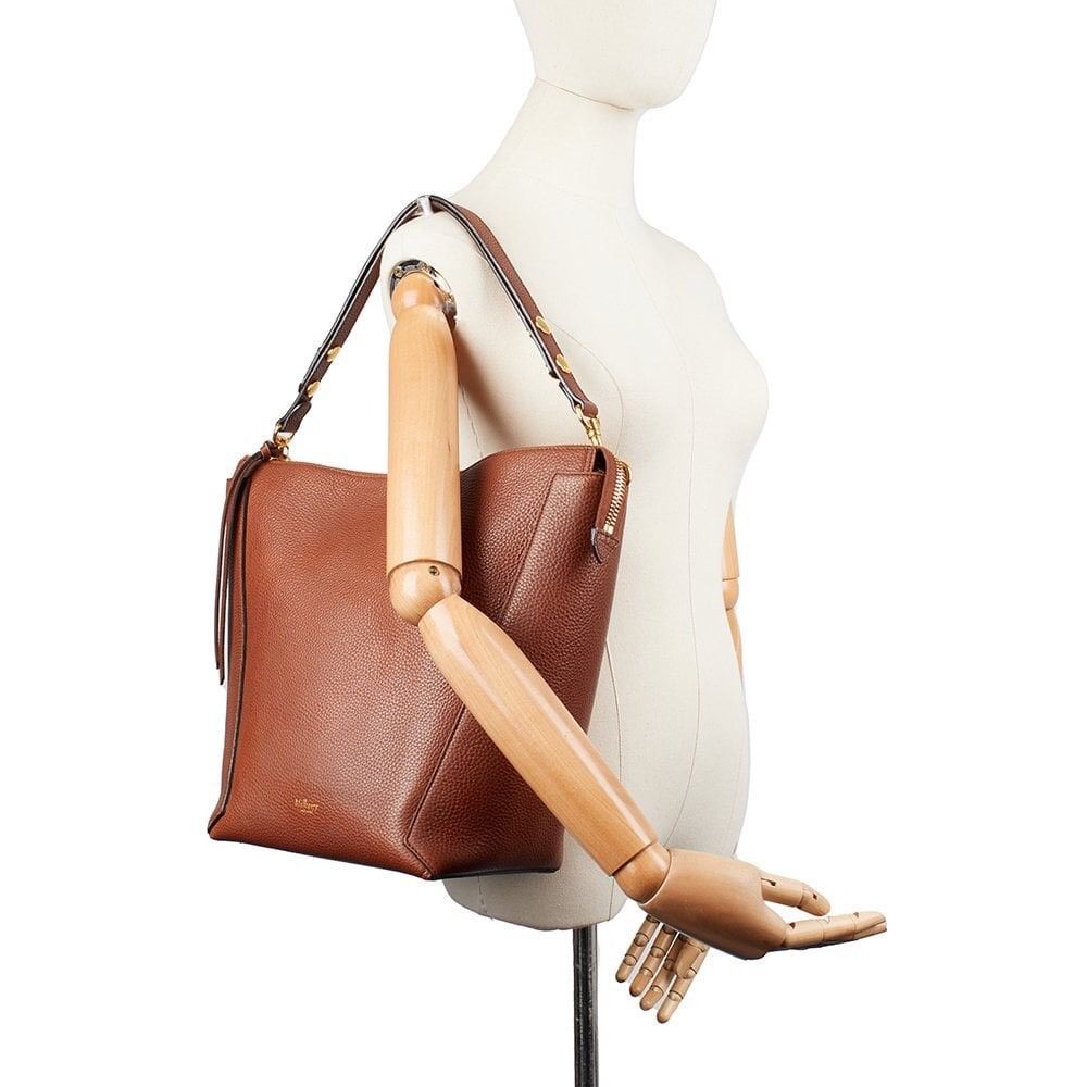 Mulberry Mulberry Camden Leather Shoulder Tote Bag Oak Brown Size ONE SIZE - 14 Thumbnail