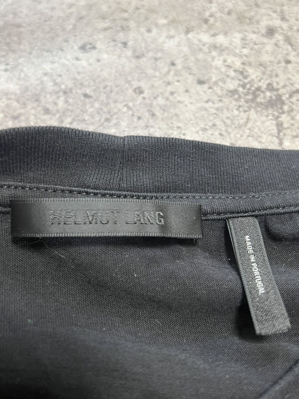 Helmut Lang 2018 Rare Logo Helmut Lang Spellout Tubular Longsleeve Size US L / EU 52-54 / 3 - 9 Thumbnail