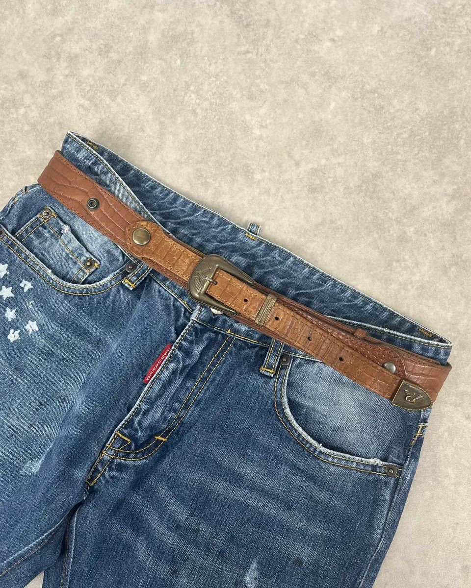 Giorgio Armani AW1986 Giorgio Armani Brown Leather Belt Size ONE SIZE - 1 Thumbnail