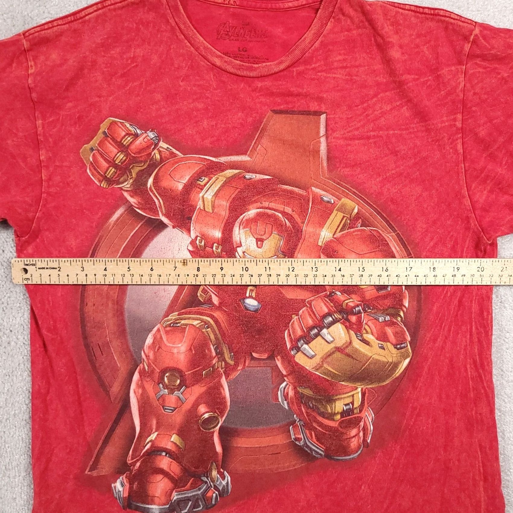 Vintage VINTAGE Marvel Avengers T Shirt Mens L Red Iron Man Short Sleeve Graphic Tie-Dye Size US L / EU 52-54 / 3 - 4 Thumbnail