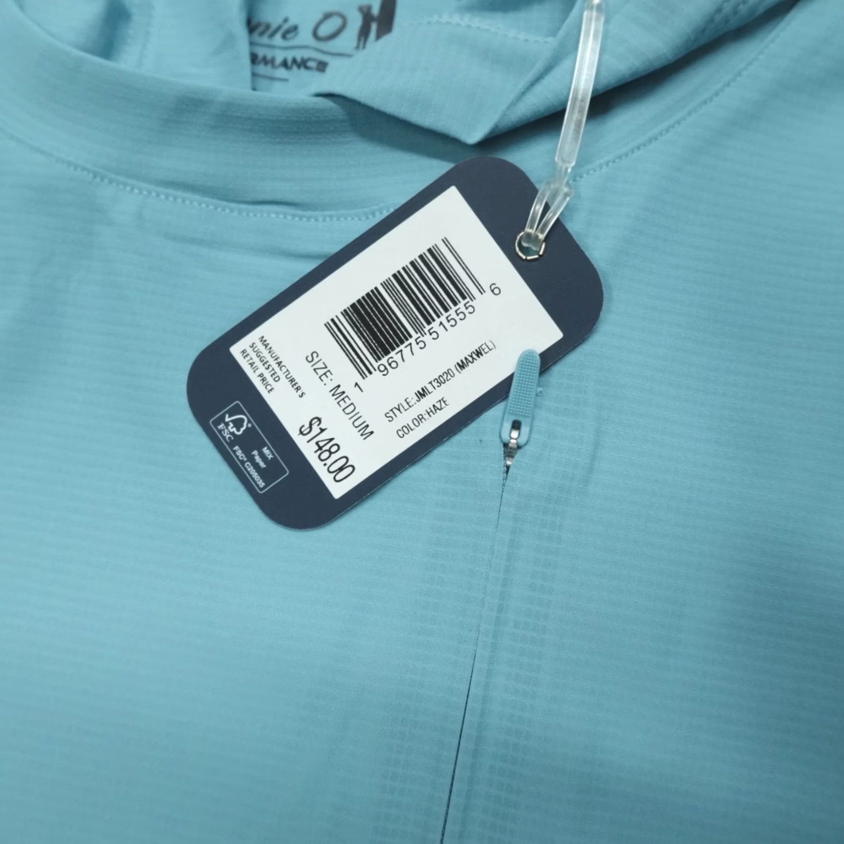 johnnie-O johnnie-O Hoodie Mens M Maxwel Performance Lightweight Haze Blue Nike? Size US M / EU 48-50 / 2 - 4 Thumbnail