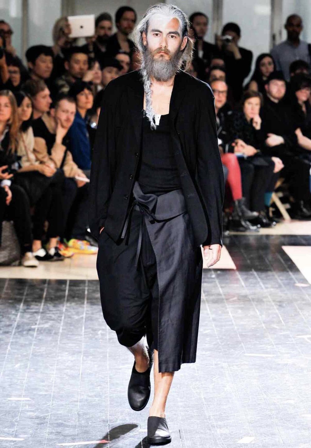 Yohji Yamamoto Yohji Yamamoto 14ss Rain-Washed Back-Zip Wool Blazer K4 Size US M / EU 48-50 / 2 - 3 Thumbnail