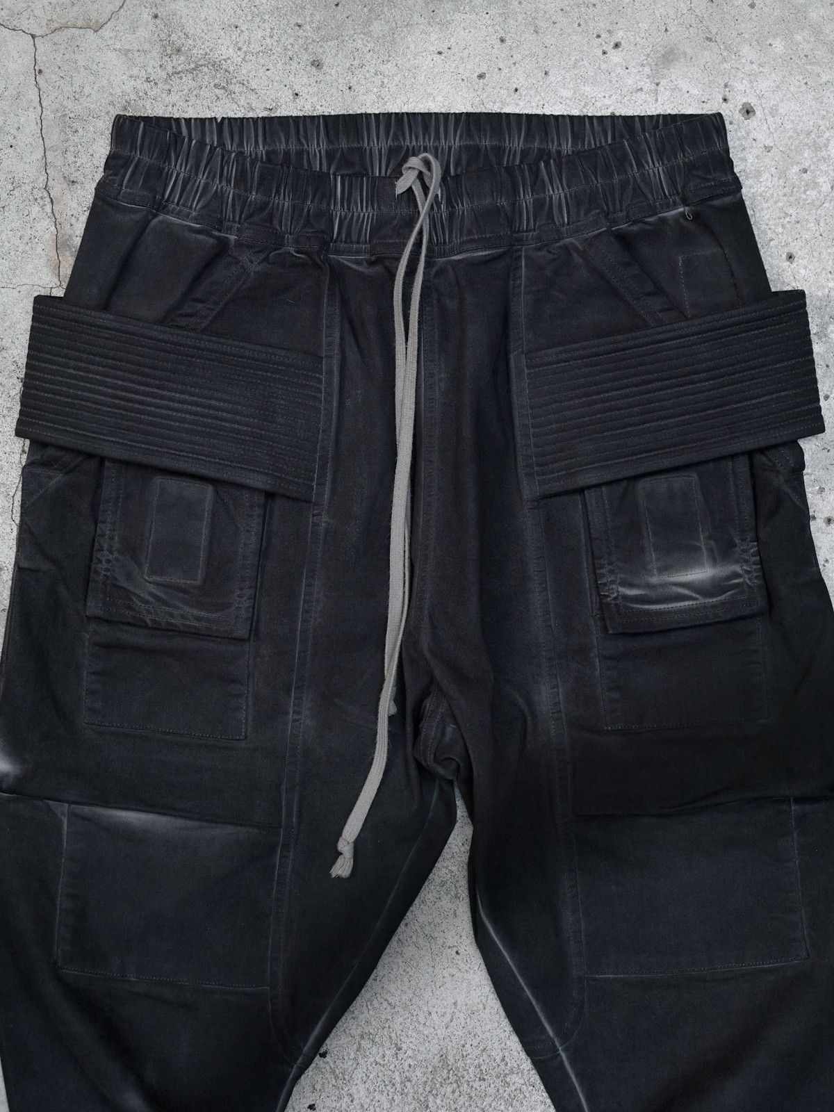 Rick Owens Drkshdw RICK OWENS DRKSHDW CREATCH CARGO PANTS - DARK DUST Size US 31 - 4 Thumbnail