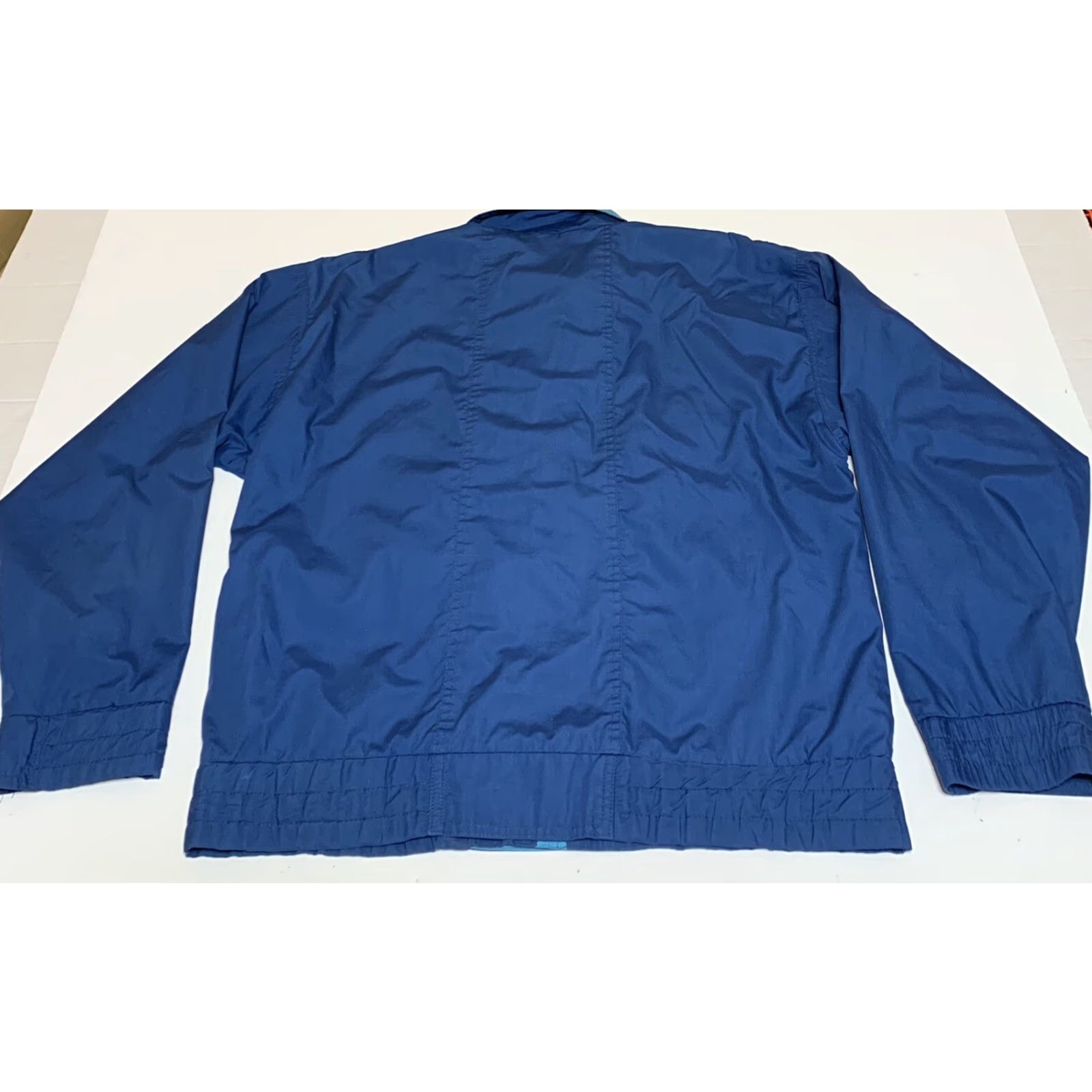 Ford VINTAGE Ford Mustang Mens M Blue Full Zip Jacket Embroidered Mustang Logo Retro Cars Theme Size US M / EU 48-50 / 2 - 2 Thumbnail