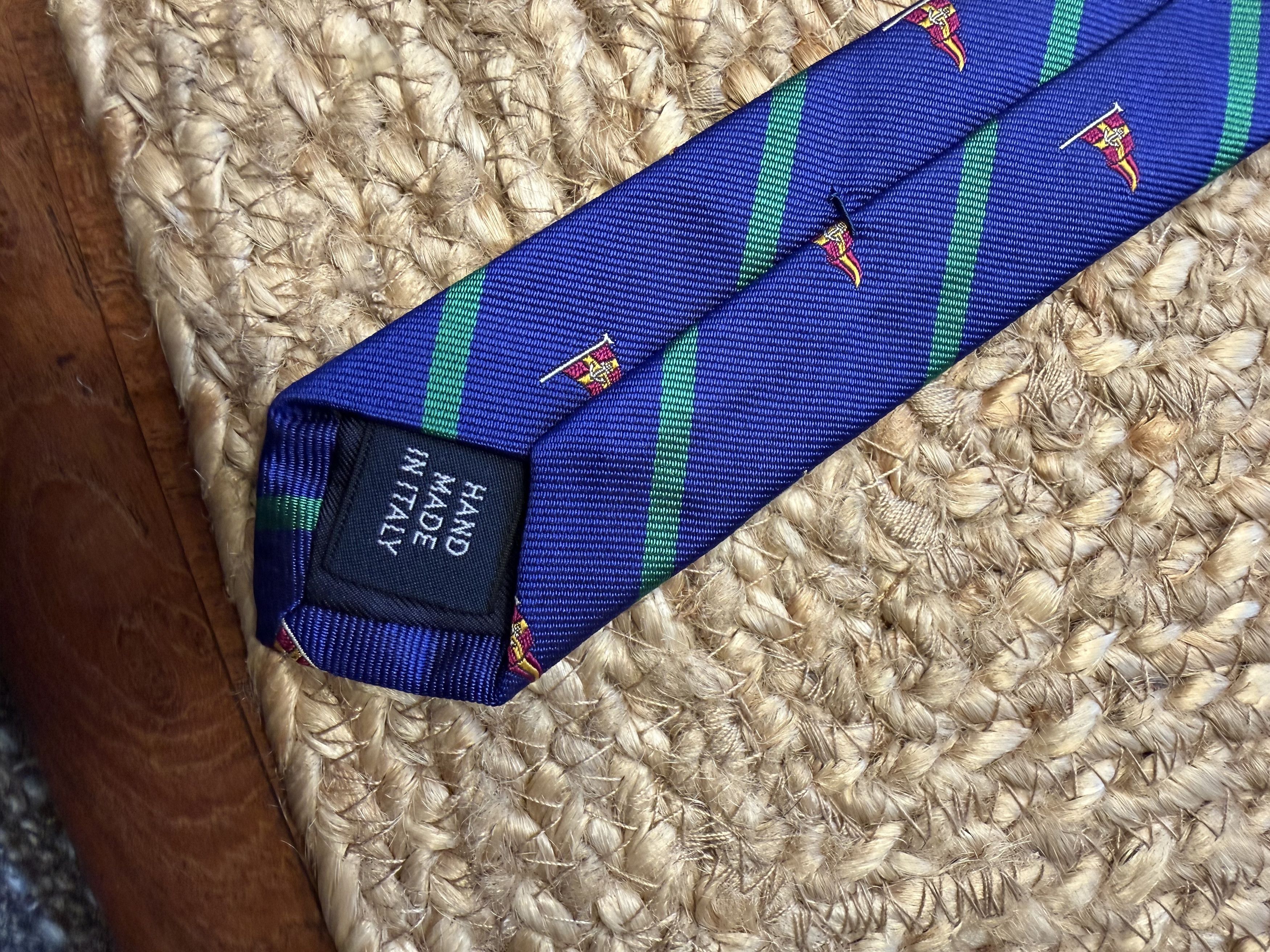 Polo Ralph Lauren New Polo Ralph Lauren Stripe Silk Tie Italy $125 MSRP Size ONE SIZE - 4 Thumbnail
