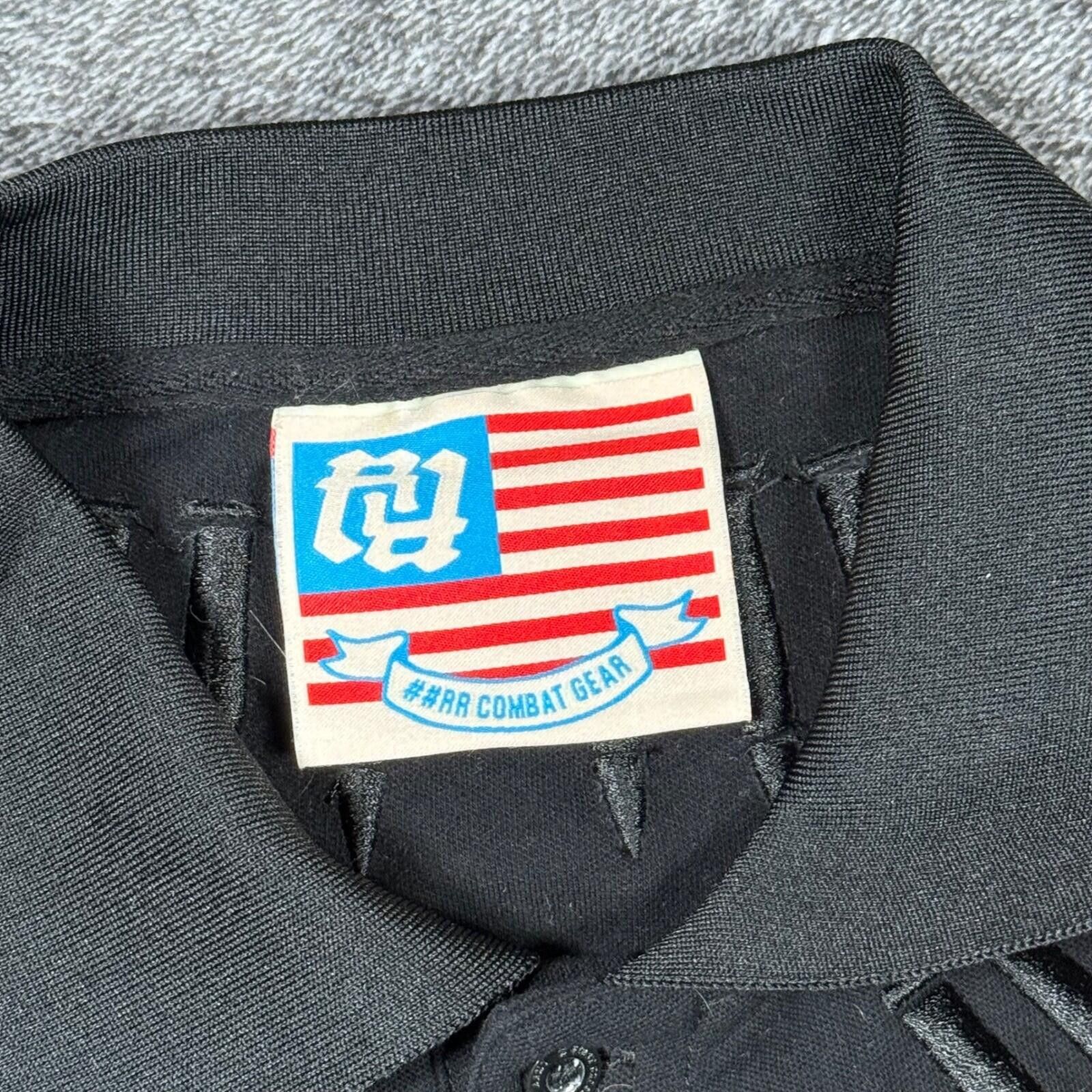 Other Really Rich Kankan Combat Polo Shirt Black Military Size L Size US L / EU 52-54 / 3 - 4 Thumbnail