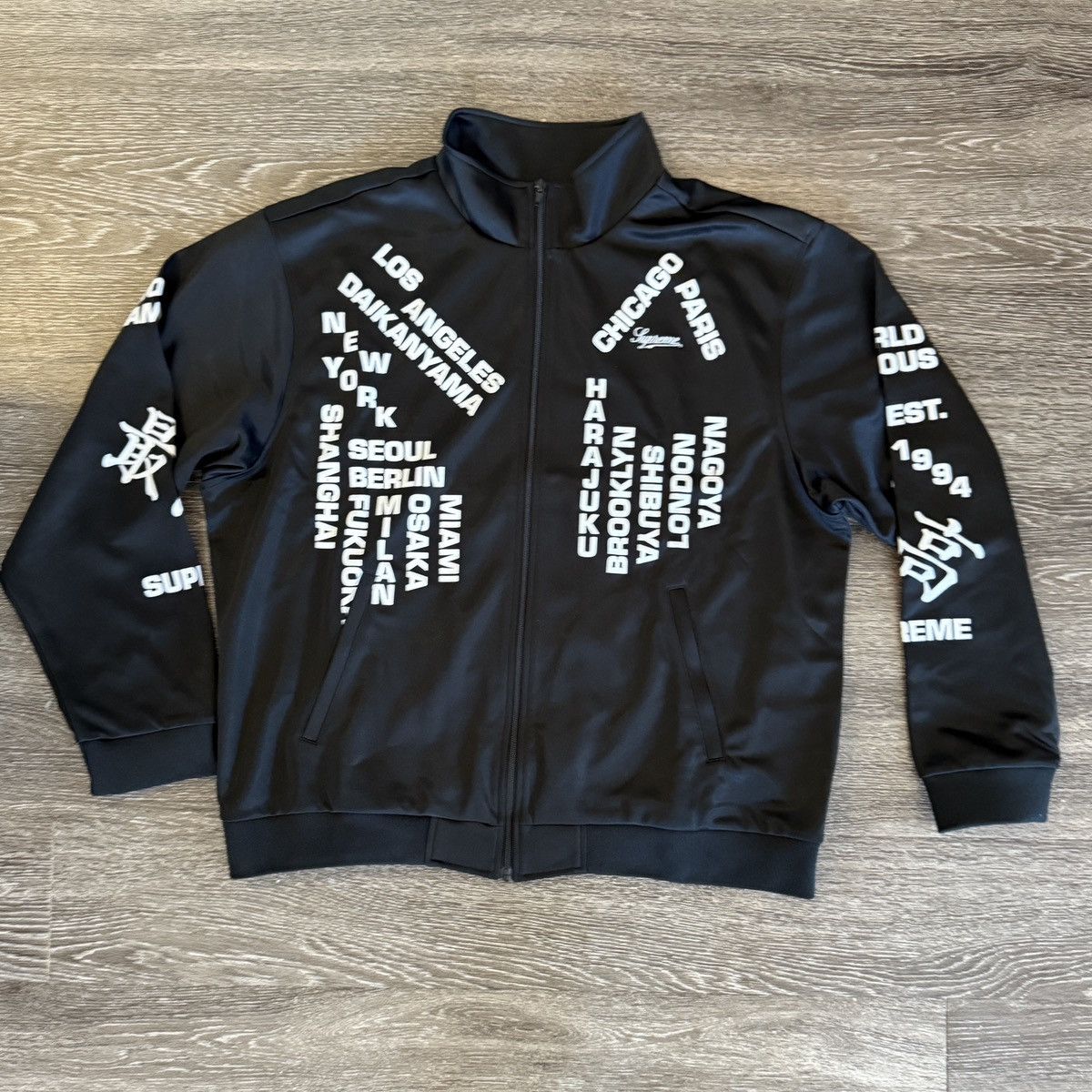 Supreme Supreme Worldwide Tricot Track Jacket XXL SS25 | Grailed