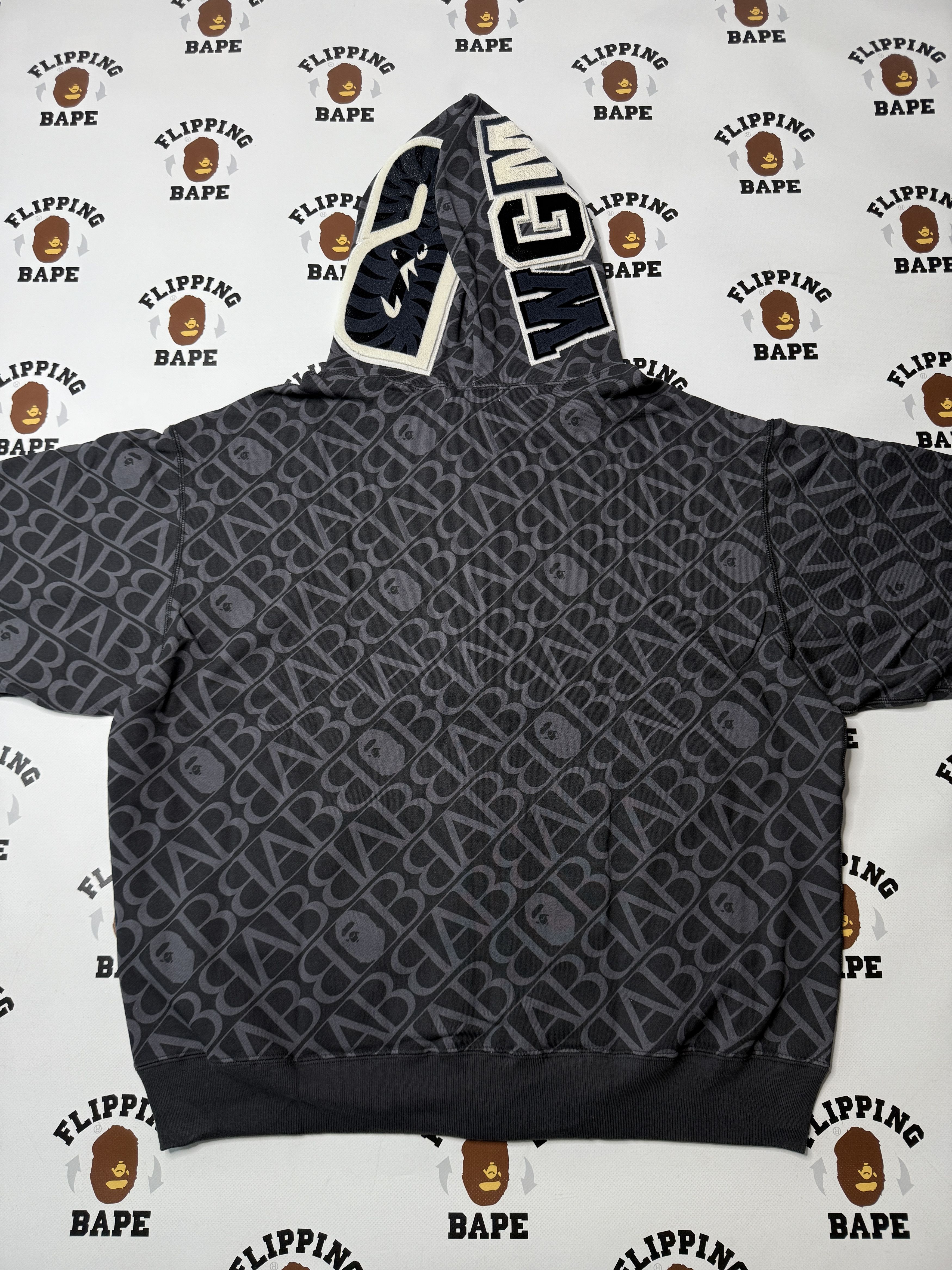 Bape SPORT MONOGRAM SHARK HOODIE Size US XL / EU 56 / 4 - 10 Thumbnail