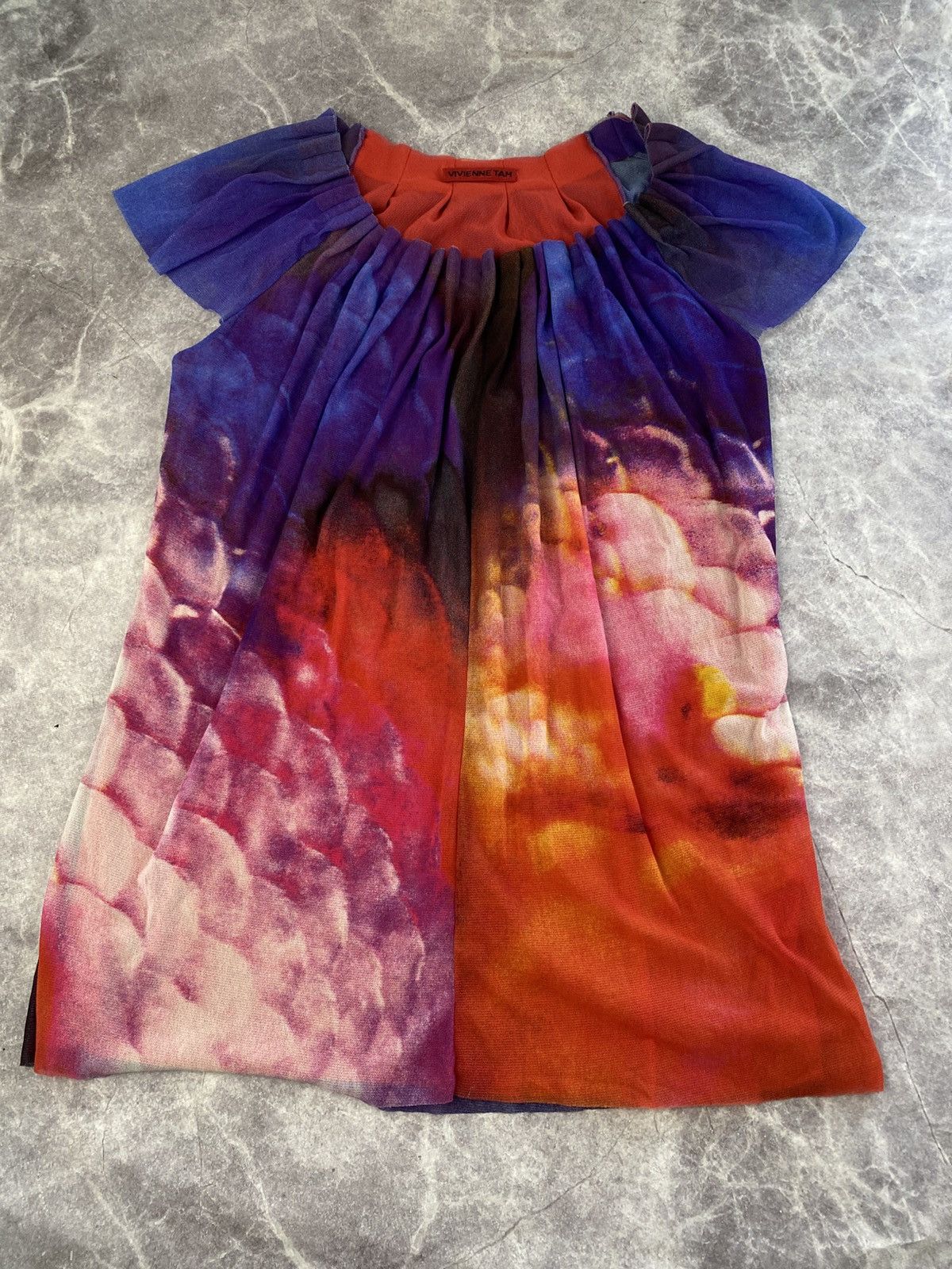 Vivienne Tam Vivienne Tam Colorful Mesh Set Blouse + Skirt Size: 0 Size XS / US 0-2 / IT 36-38 - 8 Thumbnail