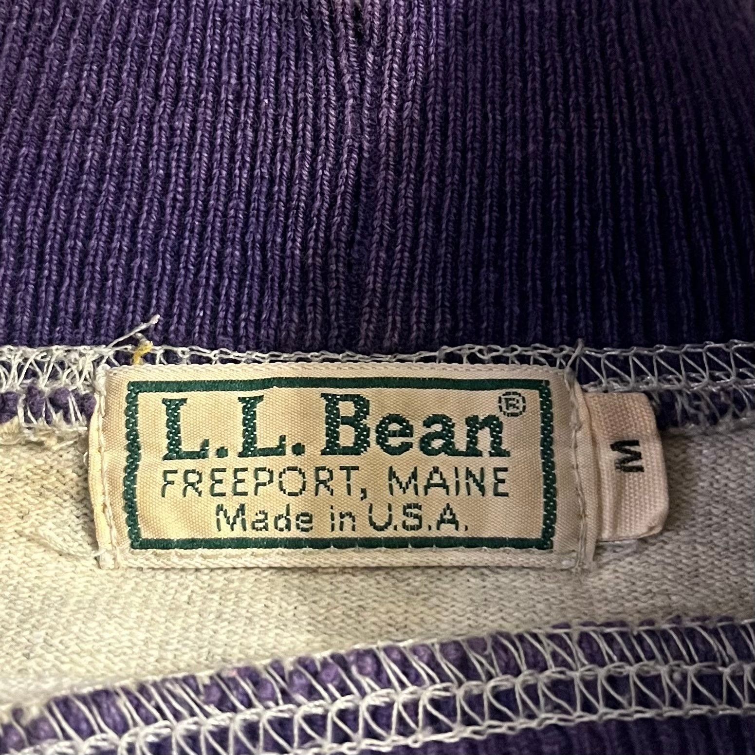 L.L. Bean Vintage L.L.Bean Purple/Green/Grey Striped Crewneck Medium Size US M / EU 48-50 / 2 - 4 Thumbnail