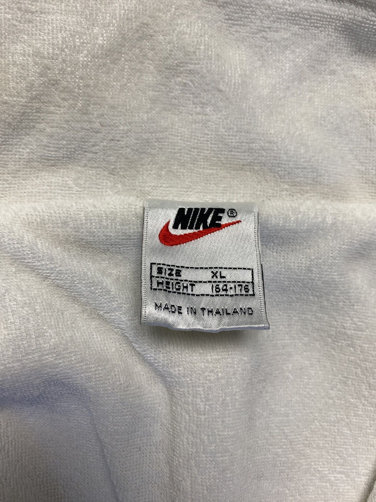 Nike × Vintage Vintage 90's Nike Court 2 in 1 White Boxy Track Jacket Drill Size US XL / EU 56 / 4 - 18 Thumbnail